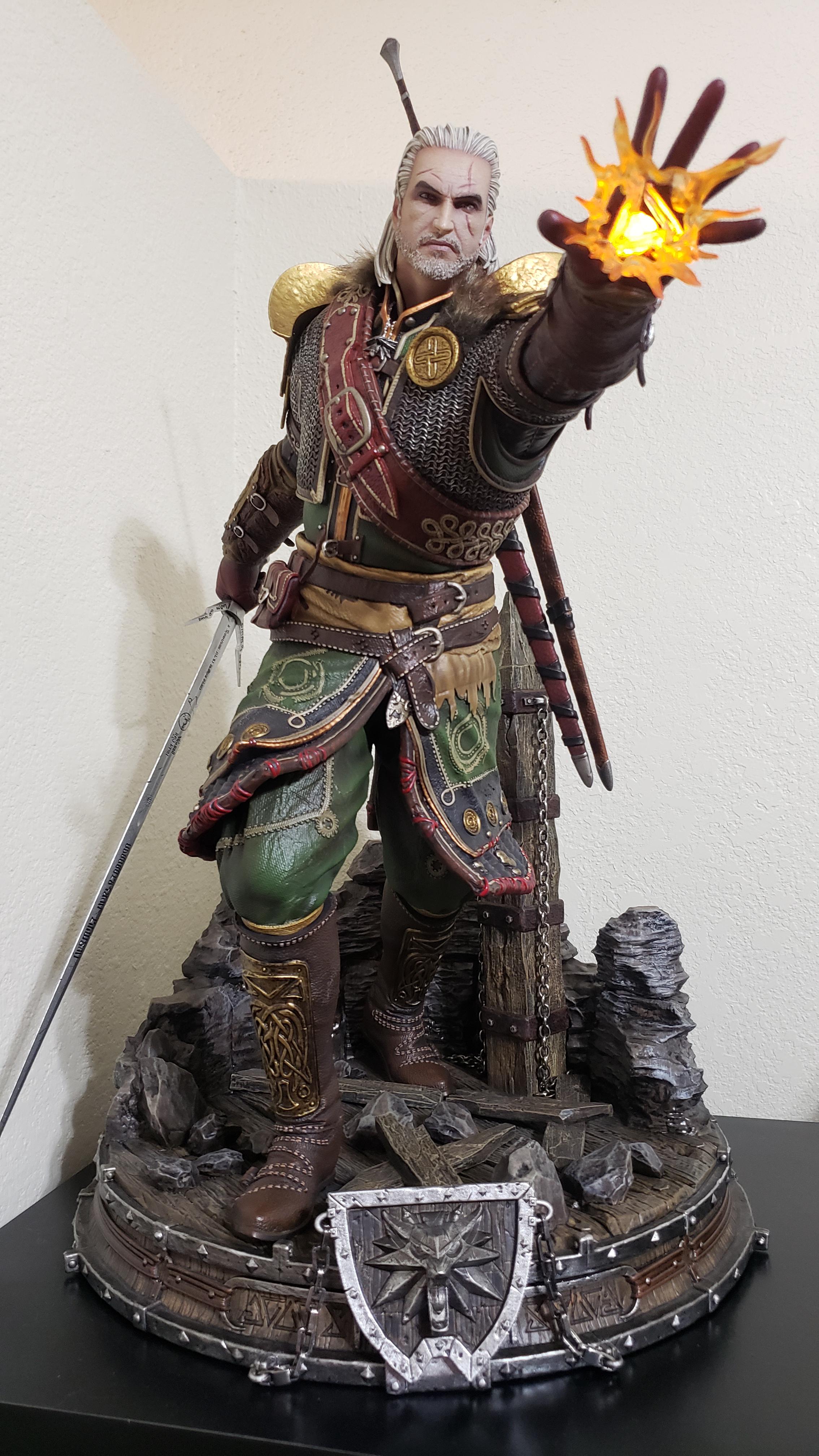Geralt of Rivia Skellige Undvik Armor statue by Prime 1 Studio r/witcher