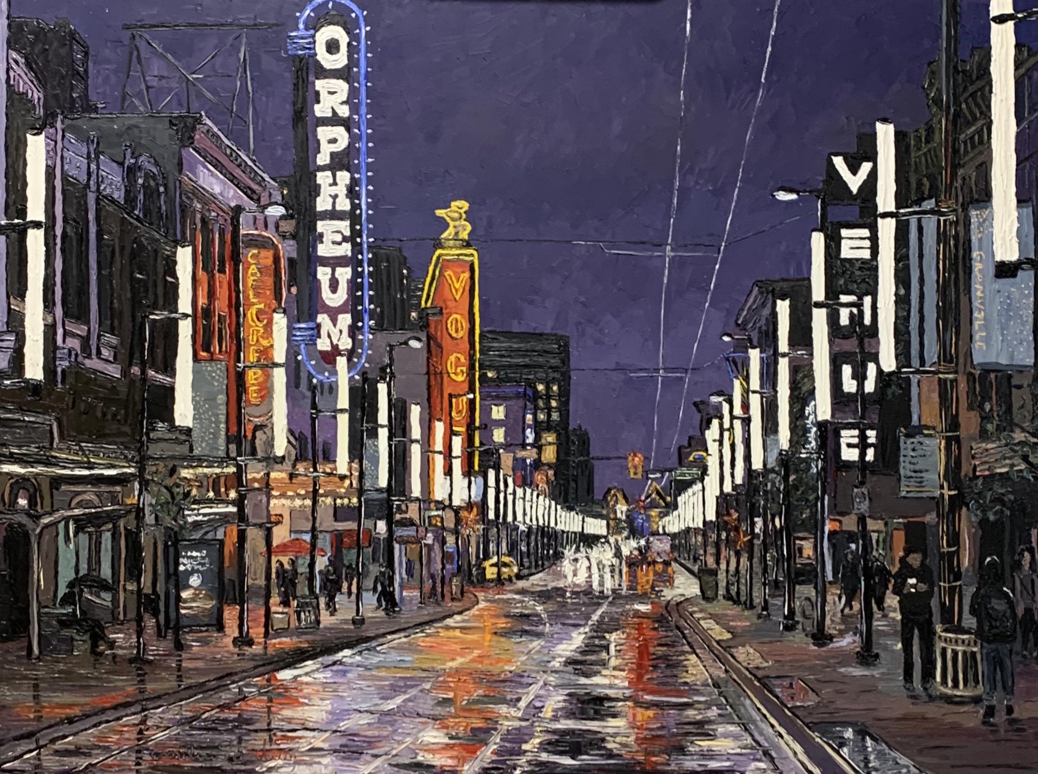 My painting of Granville Street r/vancouver