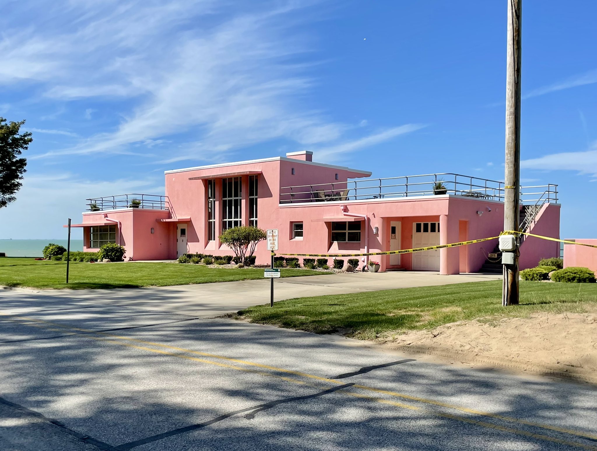 Florida Tropical House, Beverly Shores, Indiana. Commissioned by the