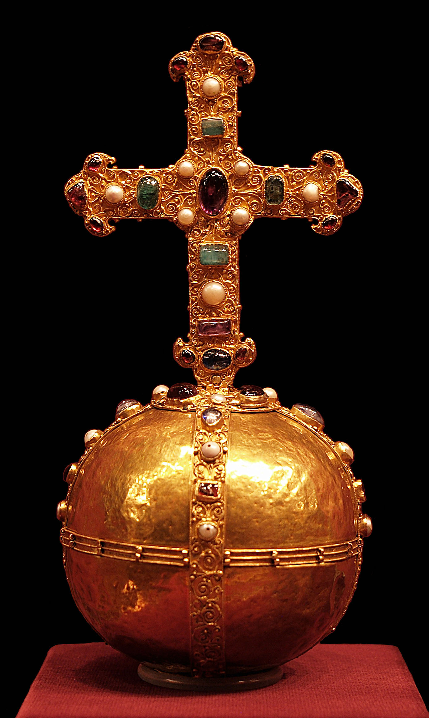 The Imperial Orb (globus cruciger) of the Holy Roman Empire, circa end