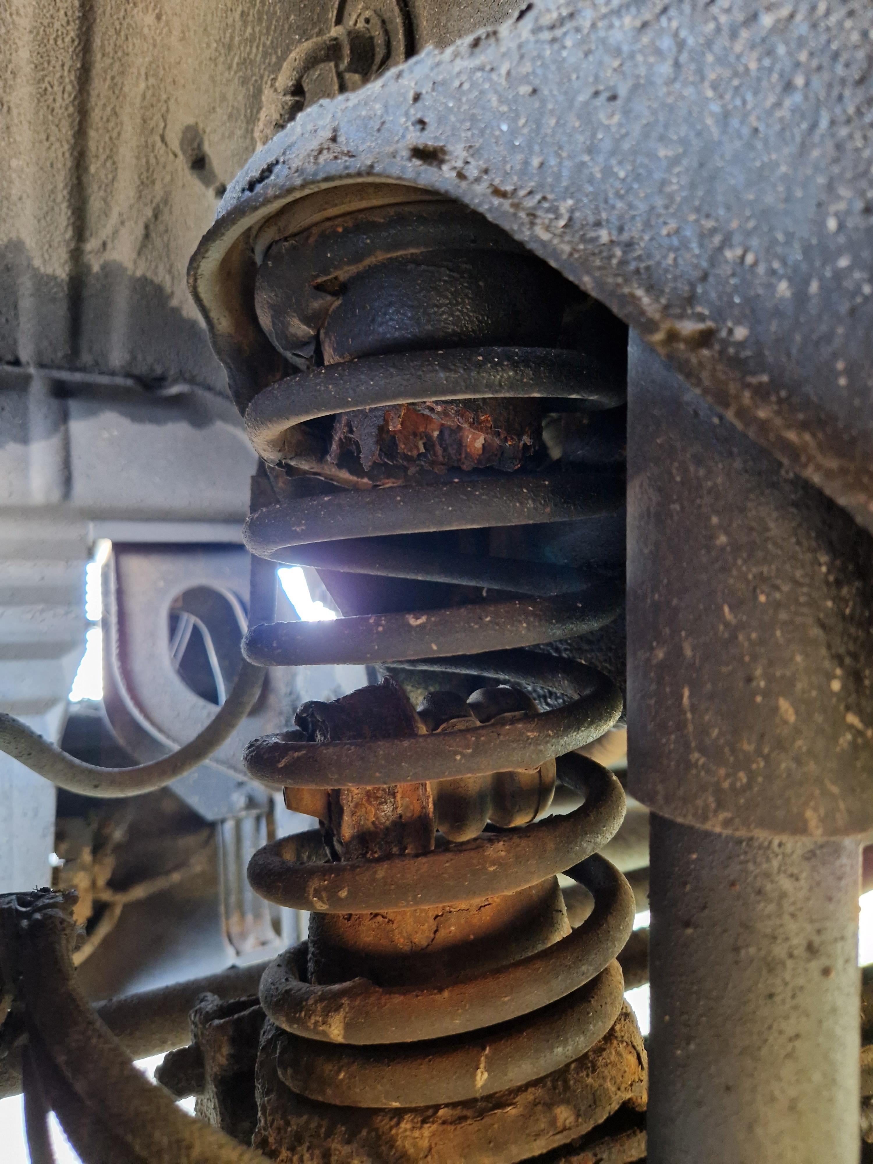 The bump stops have broken off on both of my front suspension. Can