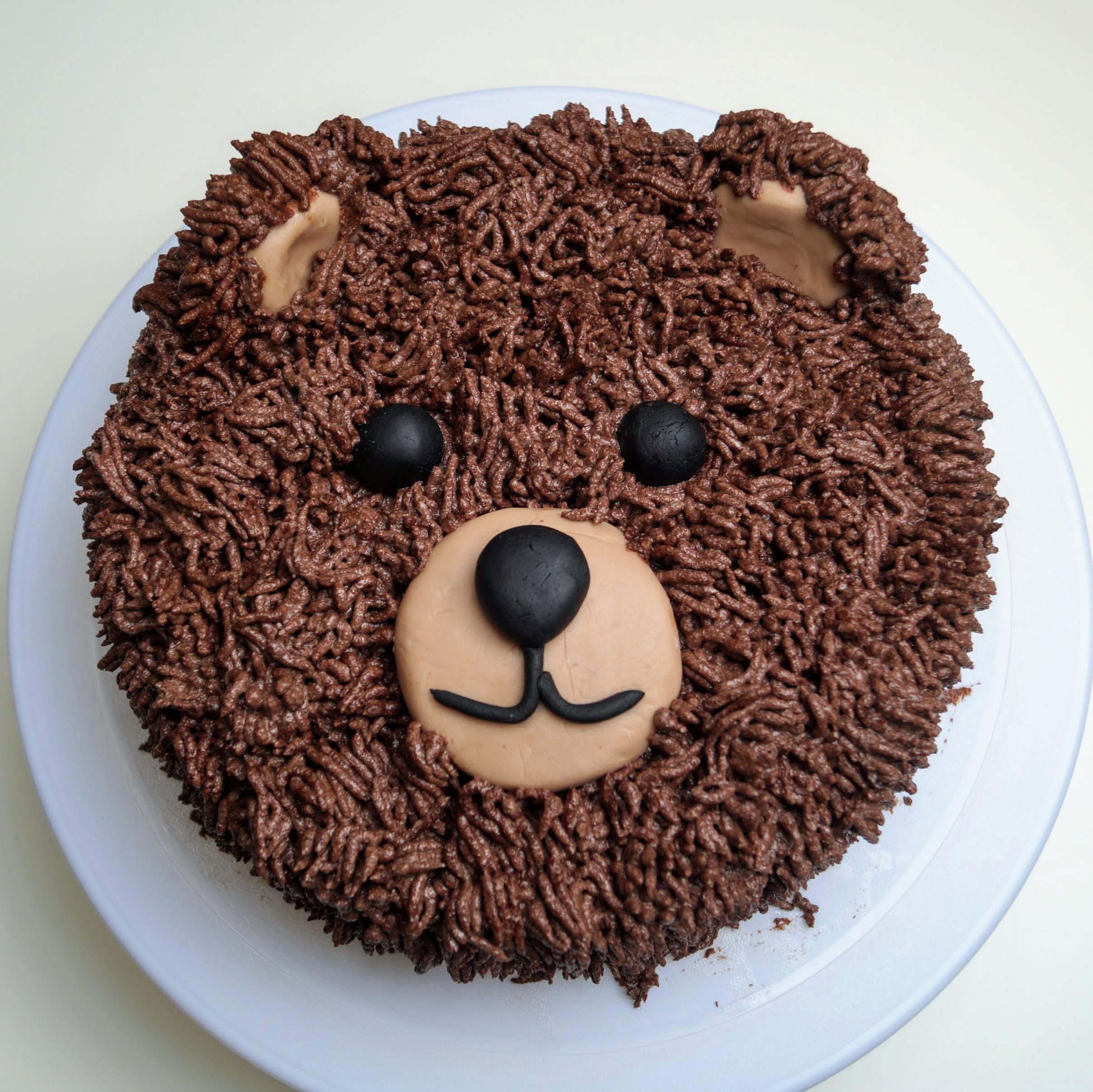 Teddy bear cake I made as a total beginner for someone a few years ago