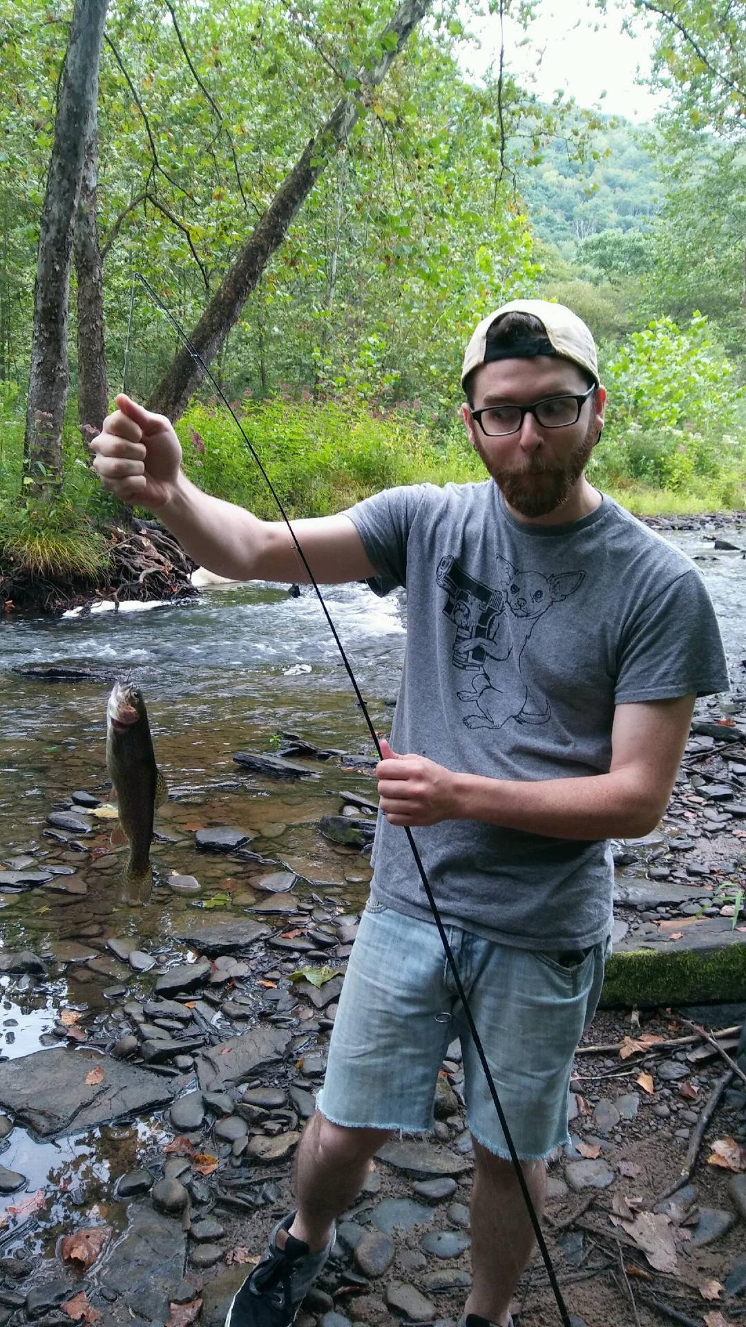 Kettle Creek, PA. Salmon roe all the way. r/Fishing