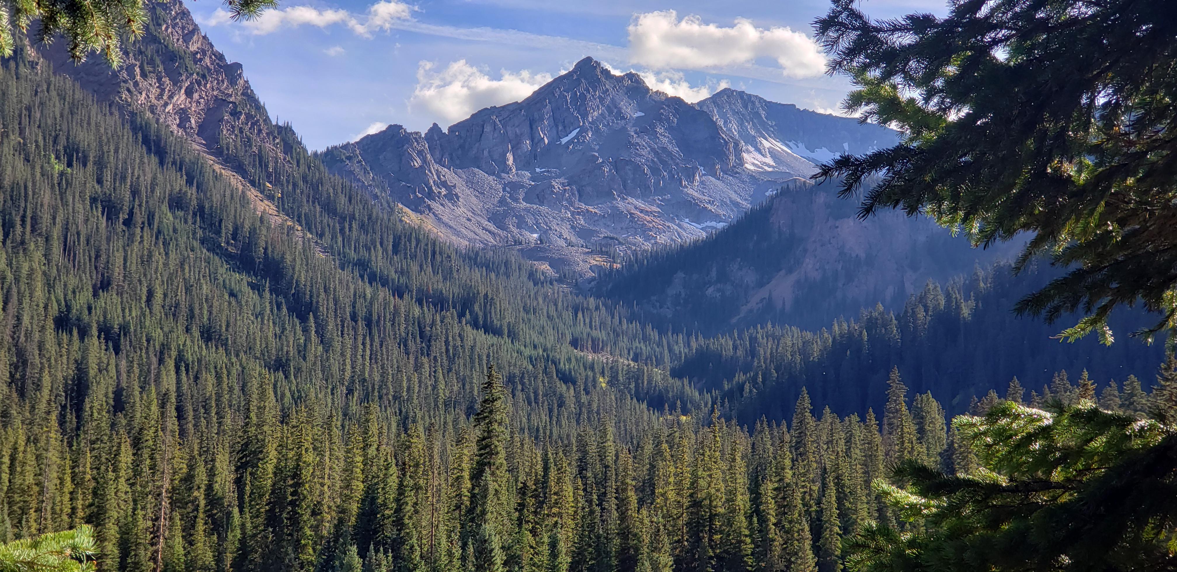 White River National Forest Sept West Maroon Trail First nite