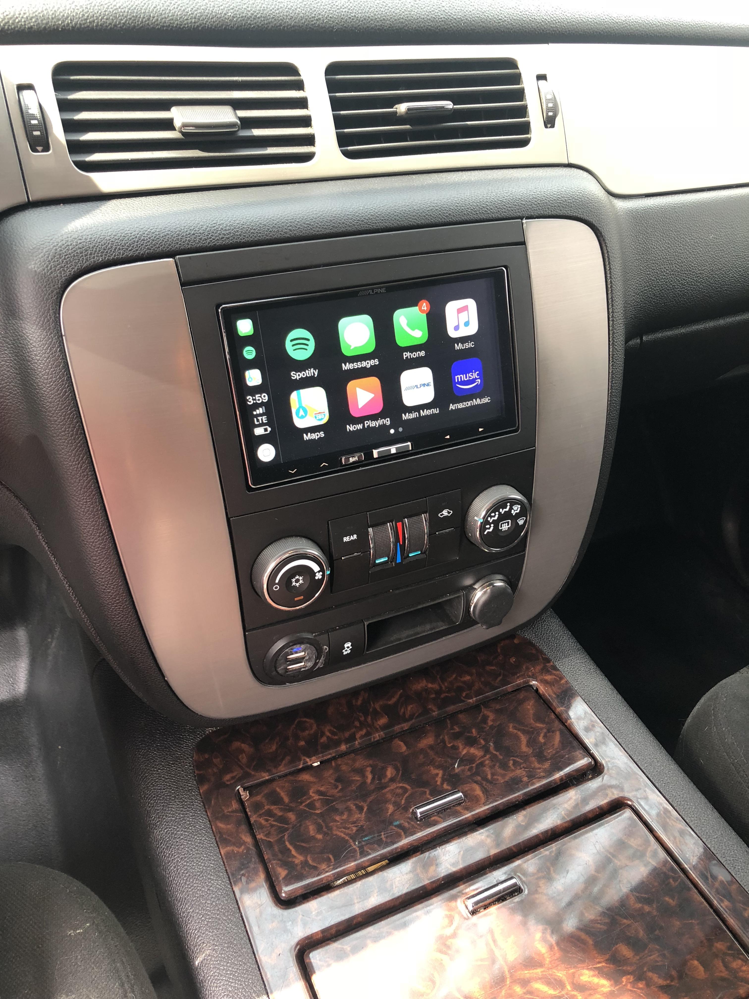Finally got the Alpine ILX107 installed in my Tahoe. I wish I had done