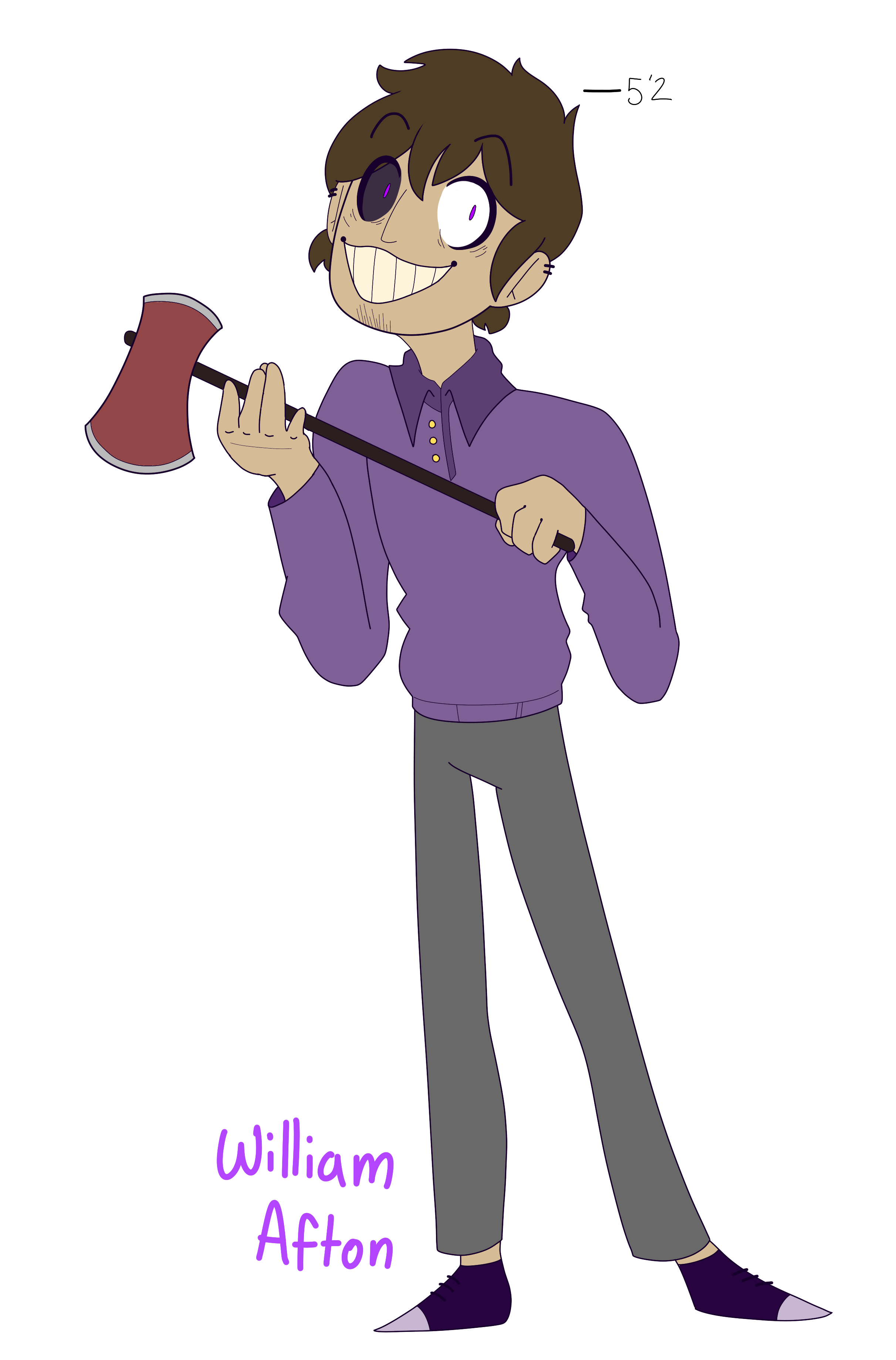 And here we have, William Afton!! Can you spot the similarities to him