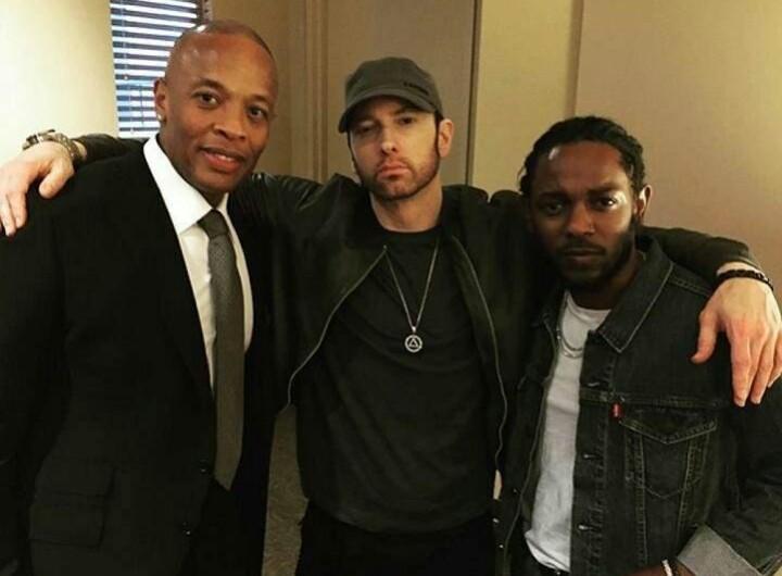 Dr Dre, Eminem and Kendrick Lamar. 3 great artists respectively and who