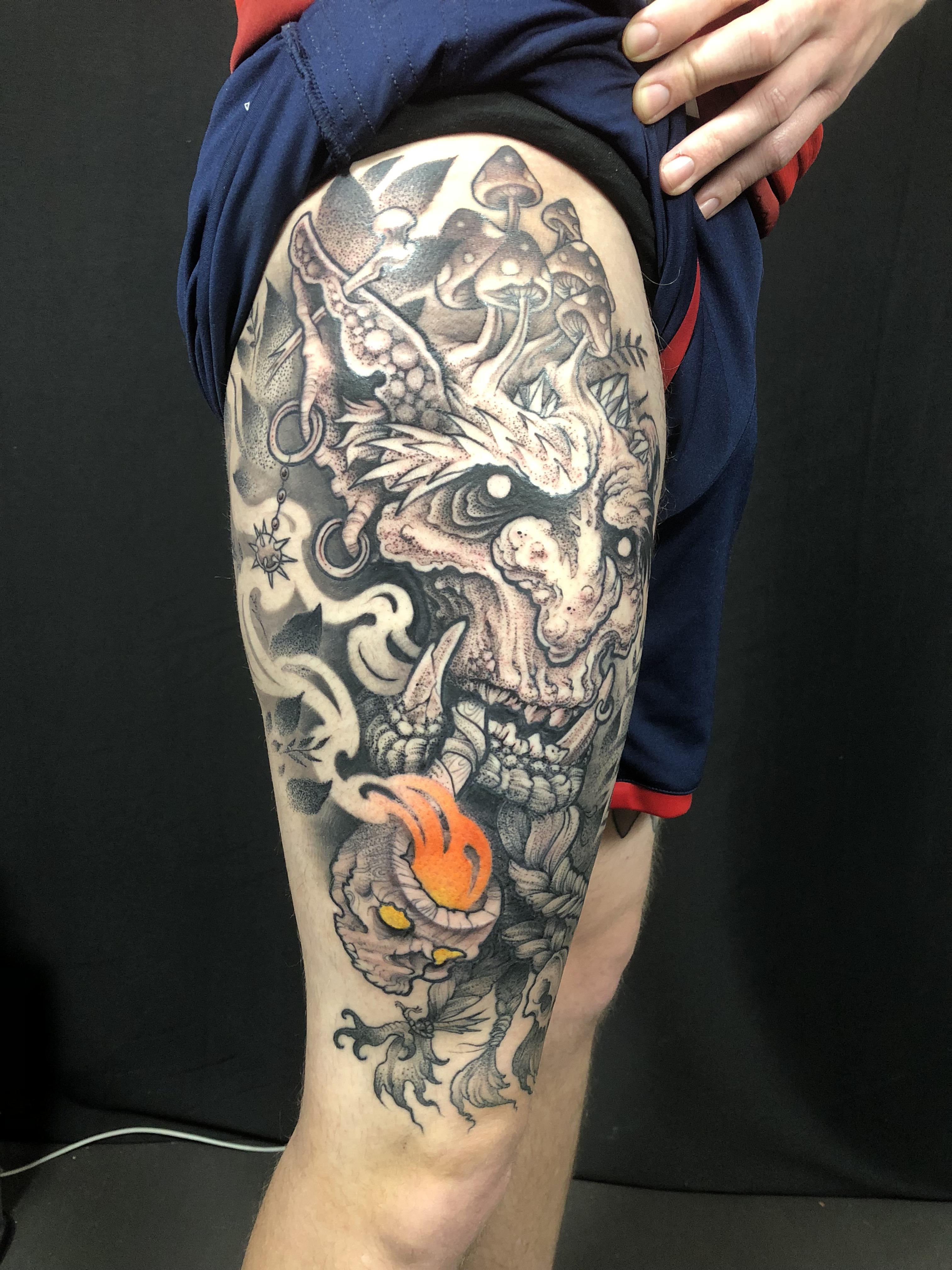 Last post was deleted. My troll tattoo by Jim Sky at 11R