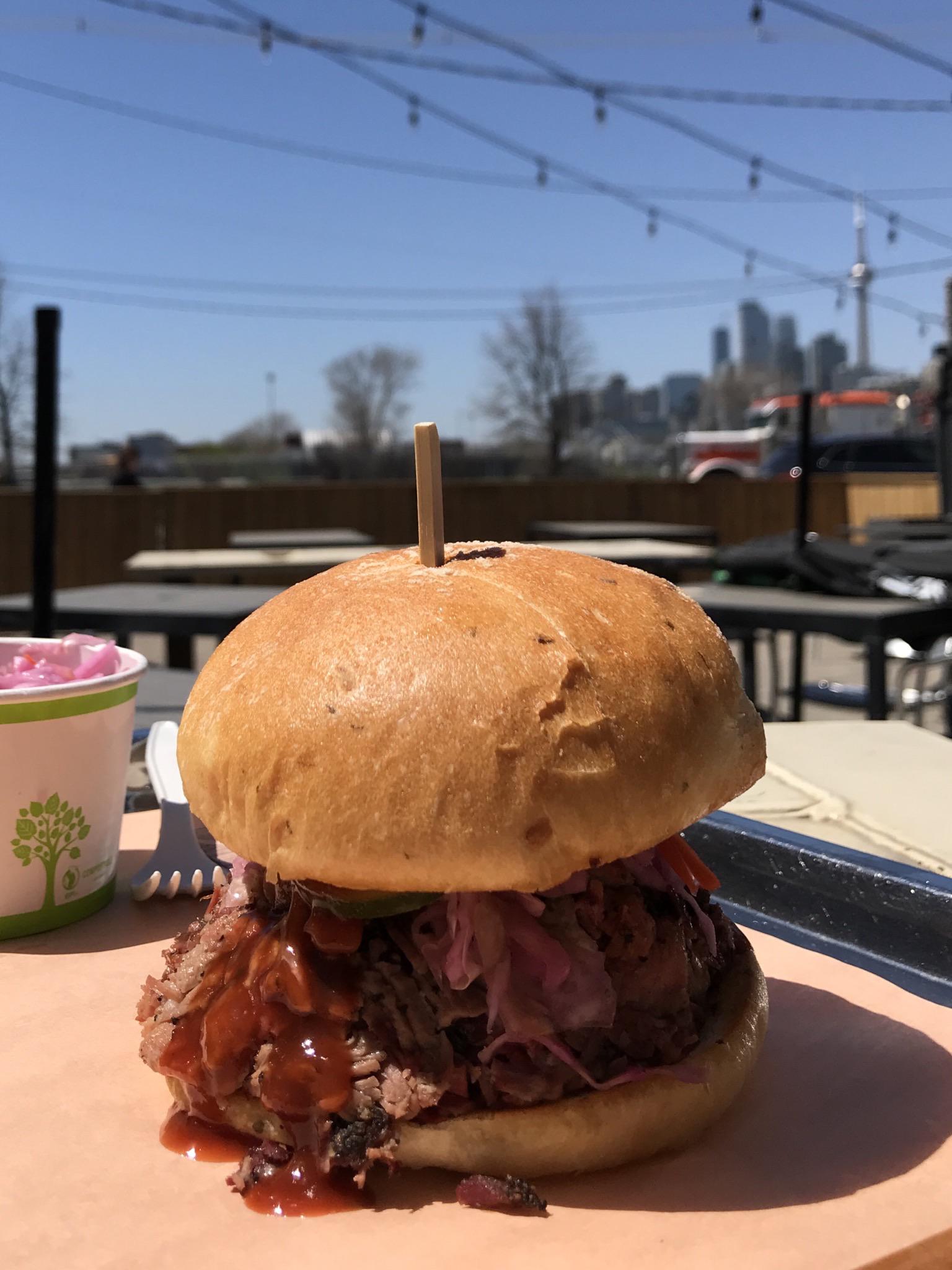 Brisket Sammie from Cherry Street BBQ in Toronto! r/eatsandwiches