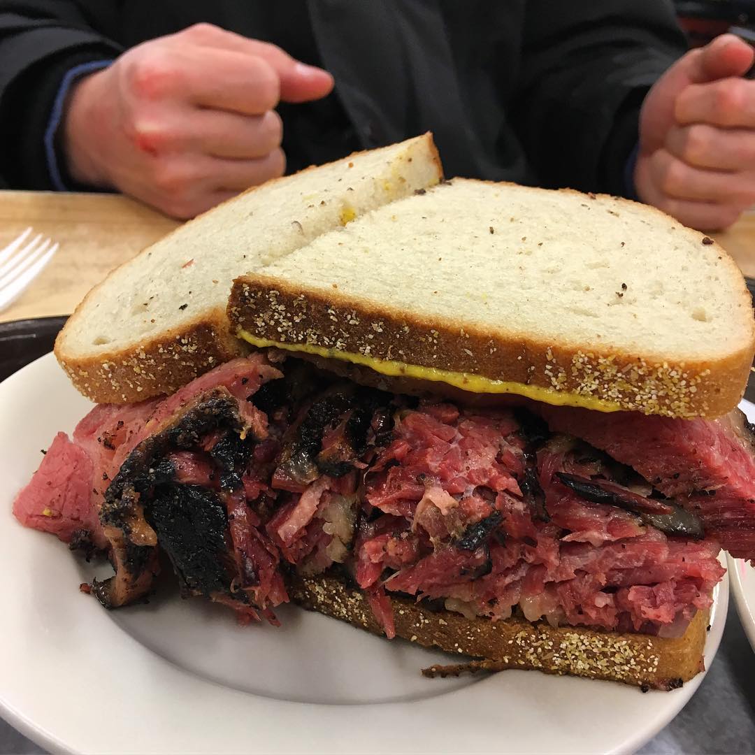 Pastrami from Katz's Deli, NYC [OC] [1080x1080] r/FoodPorn