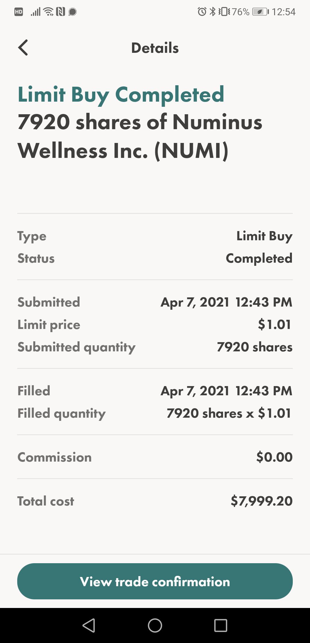 Numi on sale today 🚀 I believe in this company and I like this stock