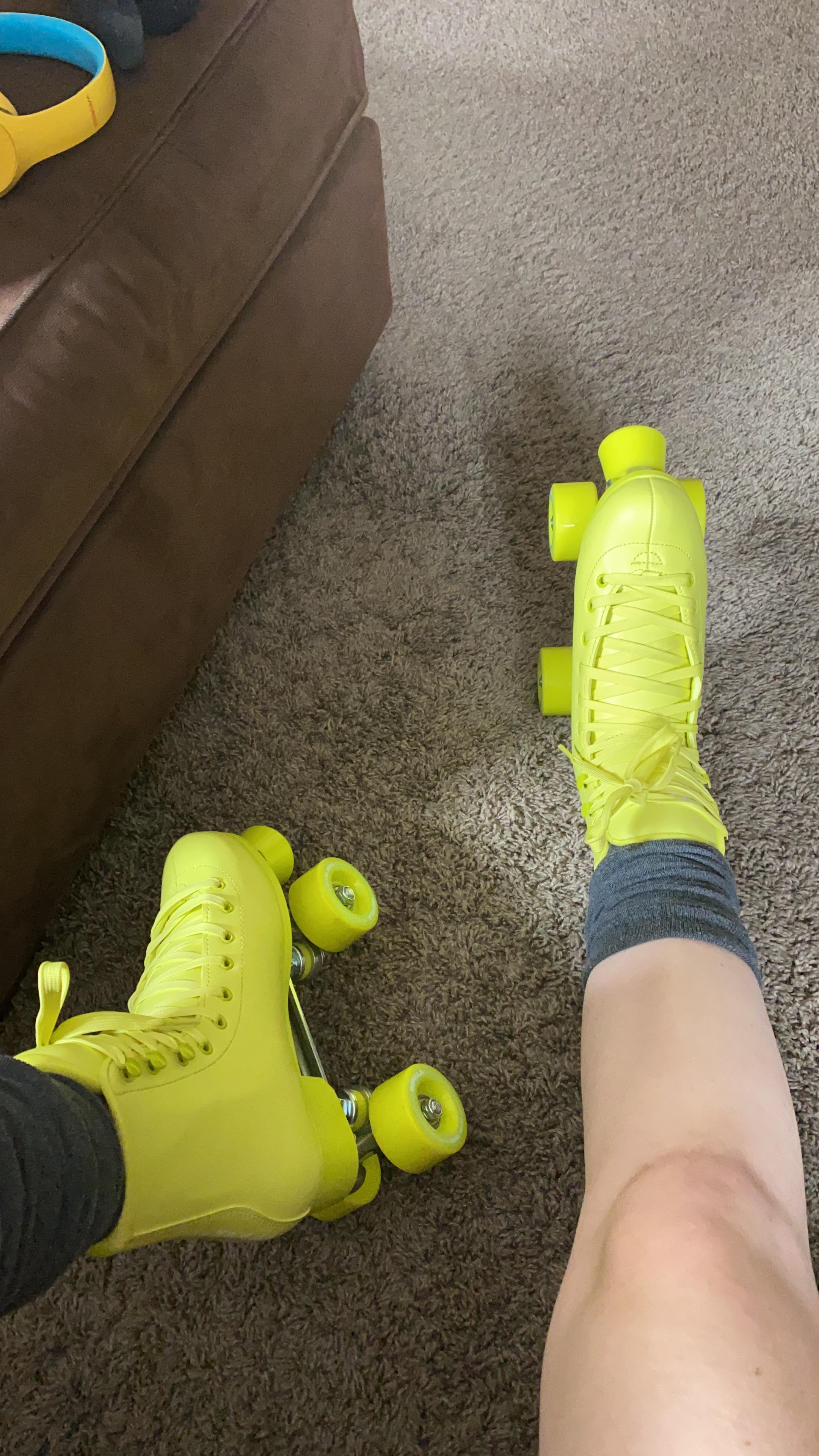 First pair after a lifetime of ice skating... these are much harder 😳