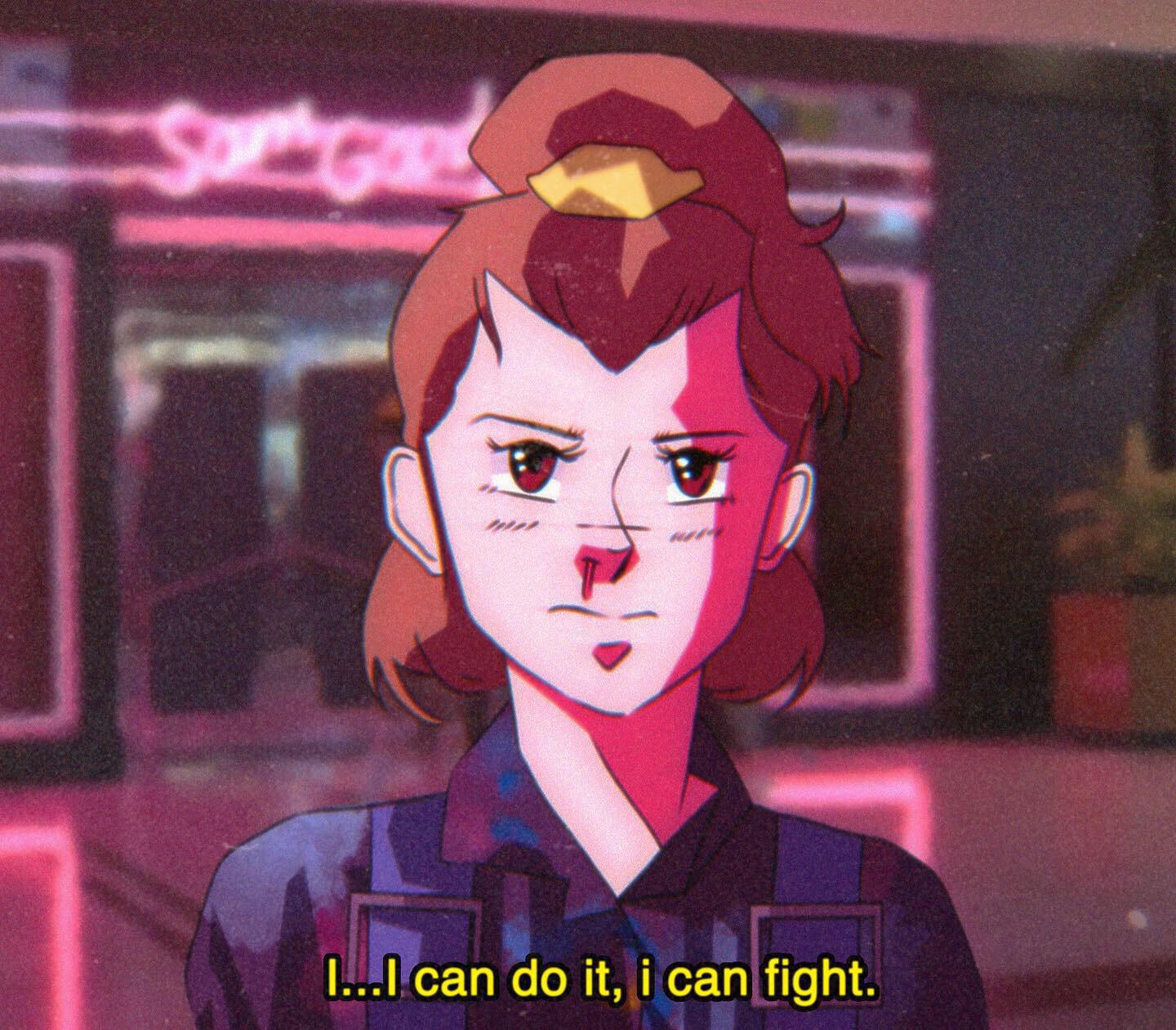 What if Stranger Thing was an actual 80',s anime? Artwork by me