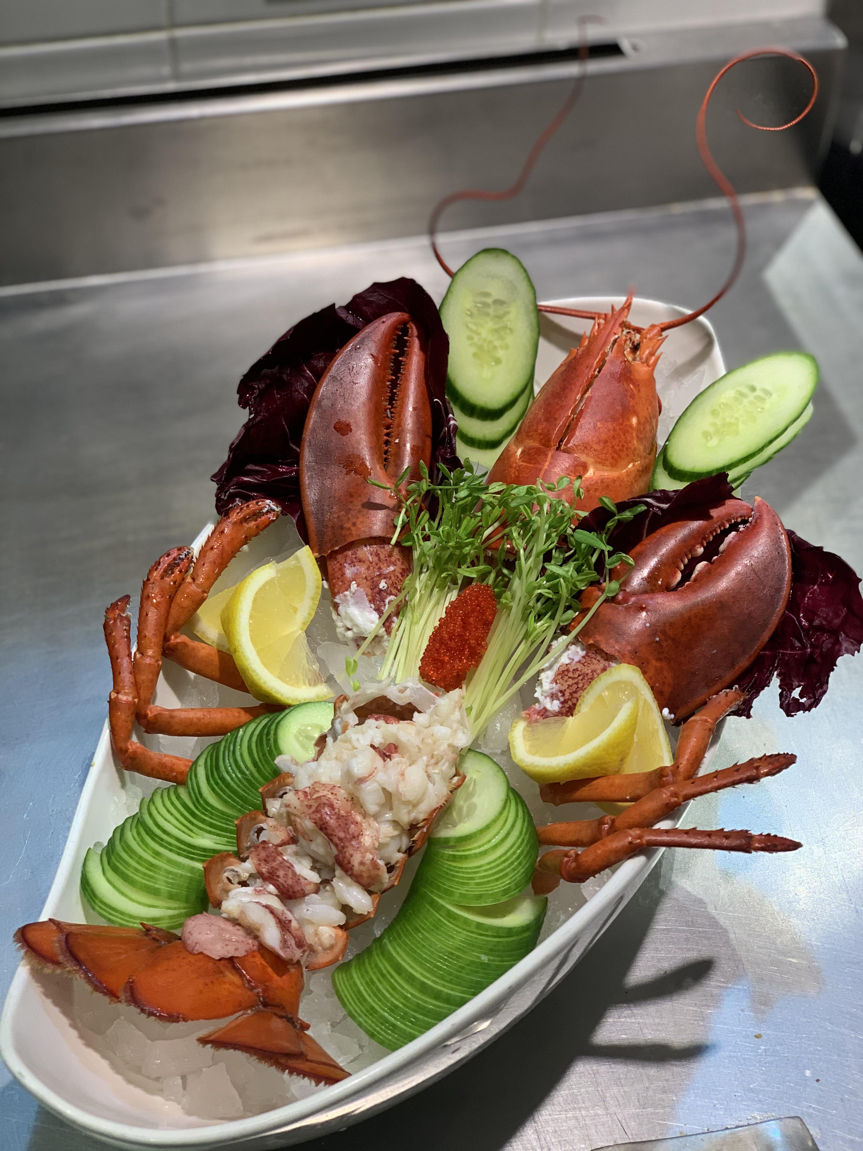 [Homemade] lobster sashimi r/food