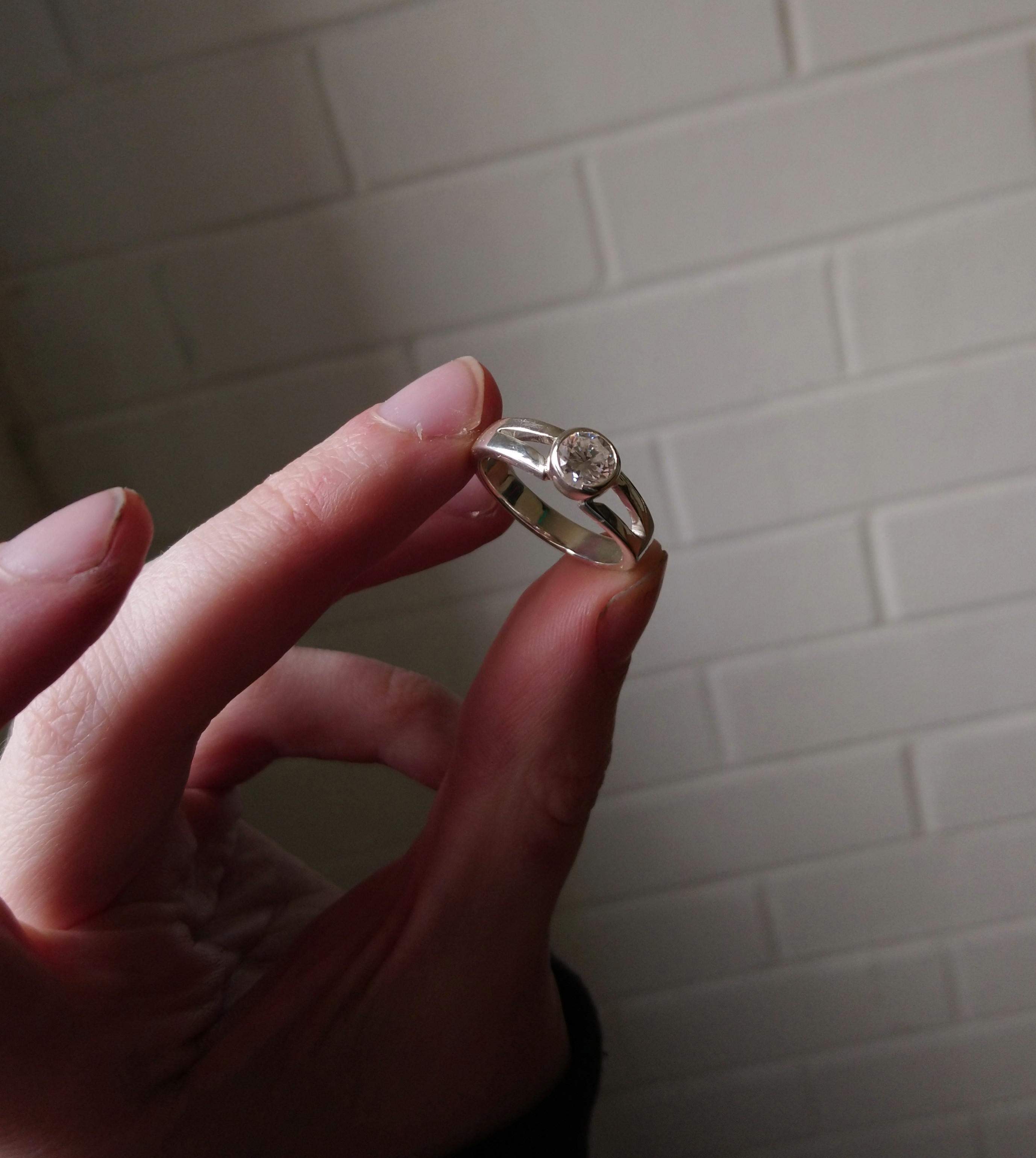 I've been silversmithing for about a year and just finished this split