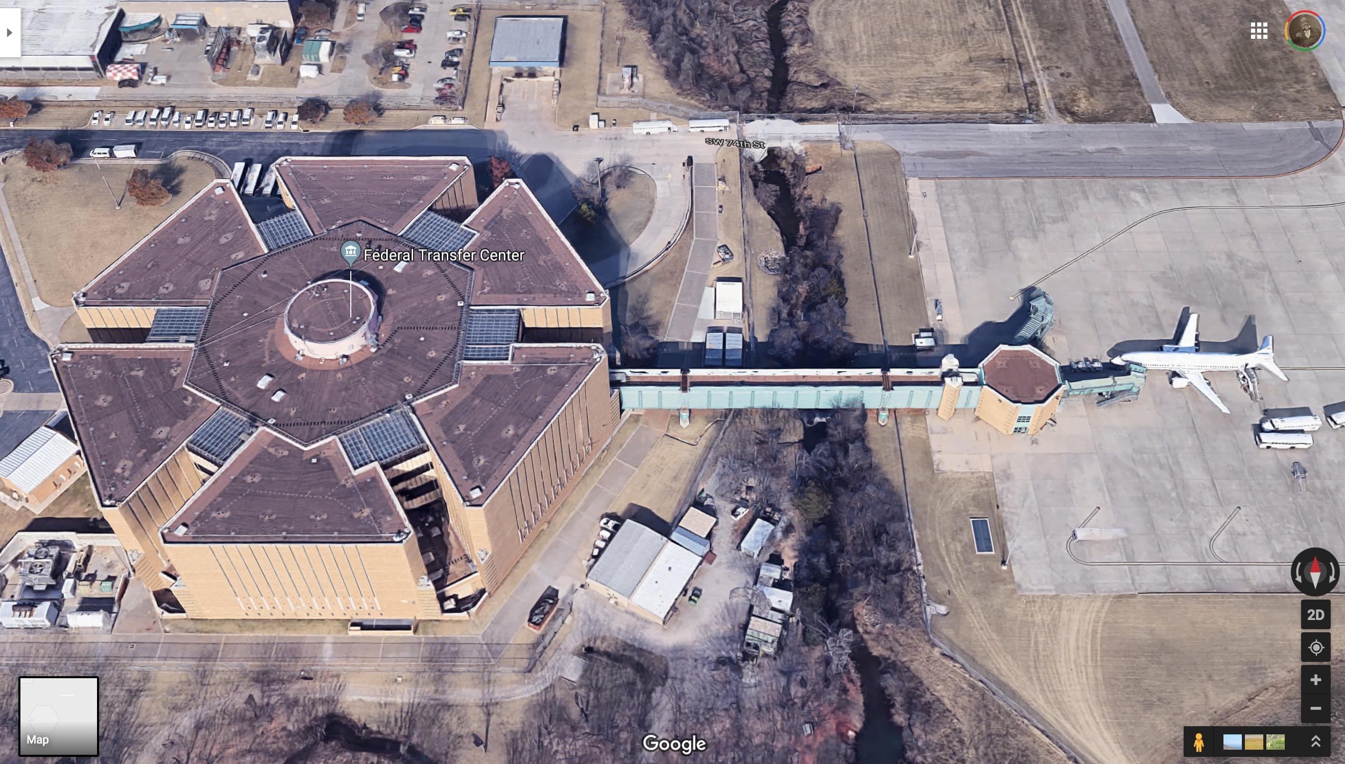 The Federal Transfer Center a terminal for prisoners in Oklahoma City