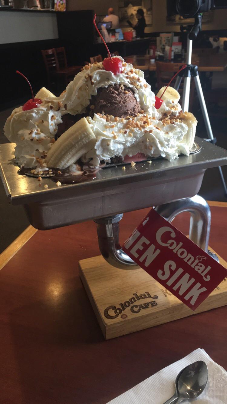 Colonial Cafe in Illinois. Many people agree they are the best ice cream shop in