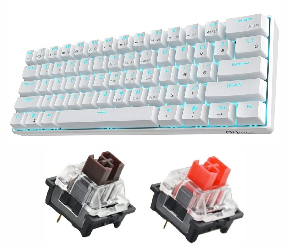 I can't decide between brown and red switches for the RK61. I am pretty