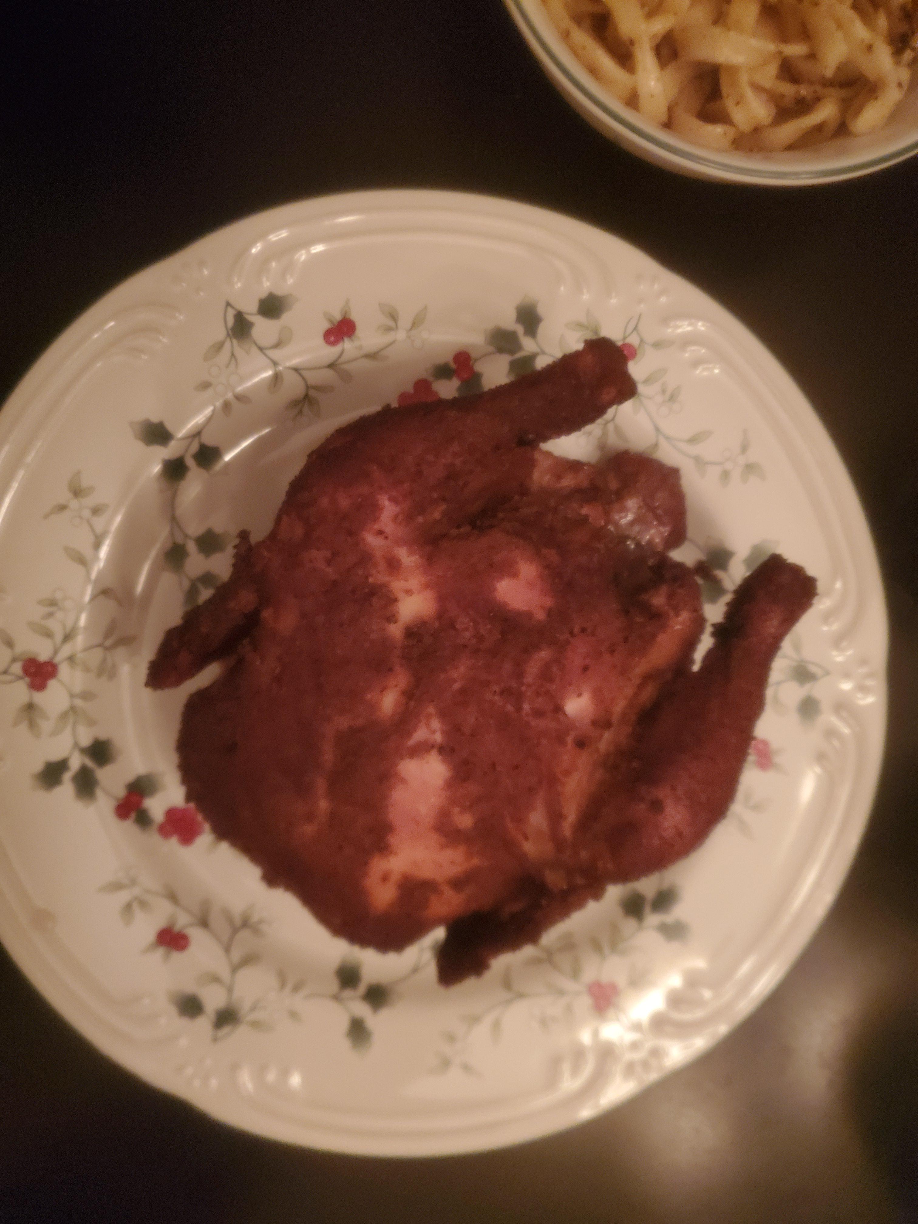 Smoked Cornish Game Hens for the first time. On the kamado at 225* no