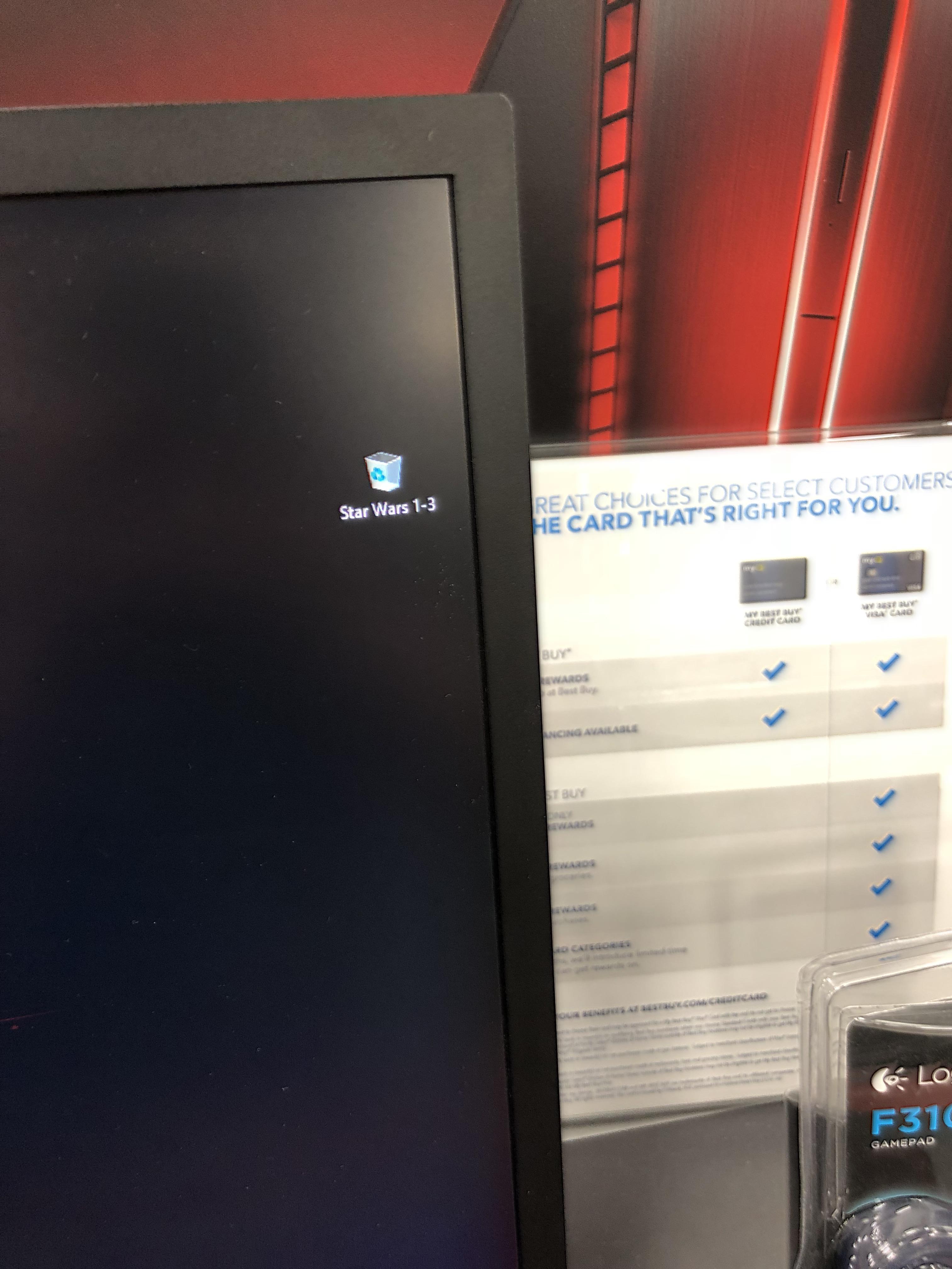 Found on a PC in Best Buy r/PrequelMemes