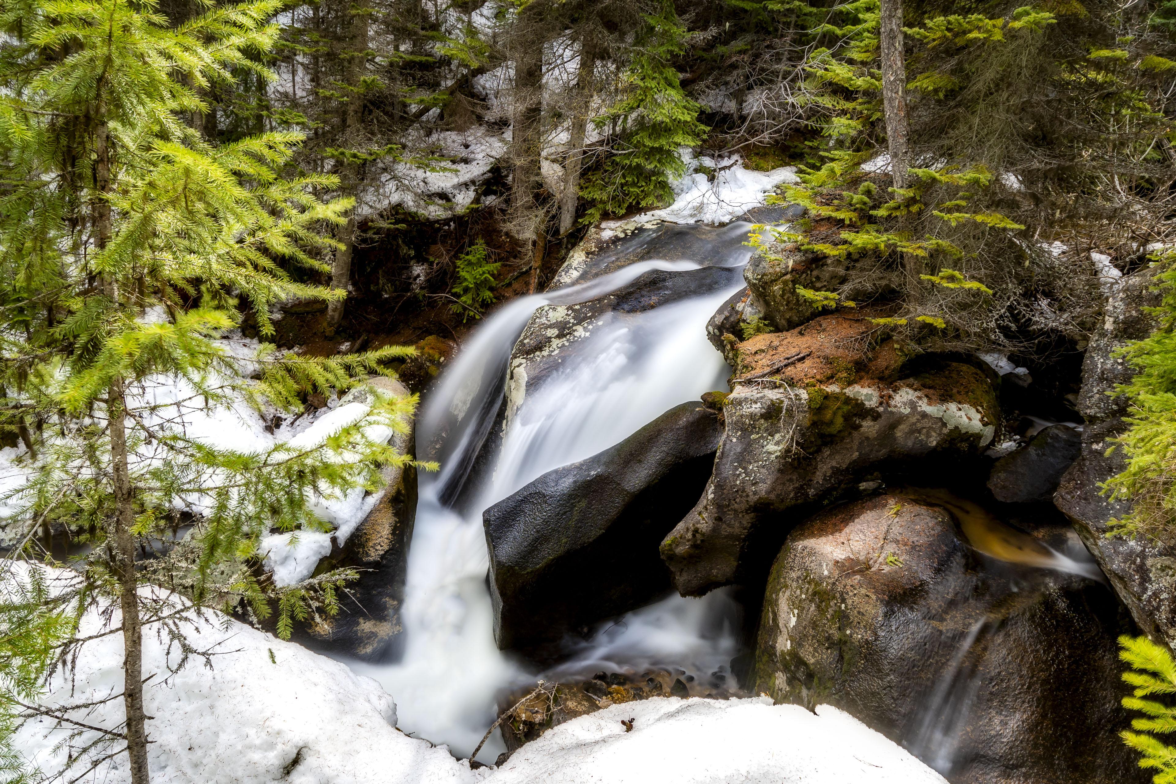 Snowshoe Falls on Lolo Creek, Montana [3840x2560] [OC] r/waterporn