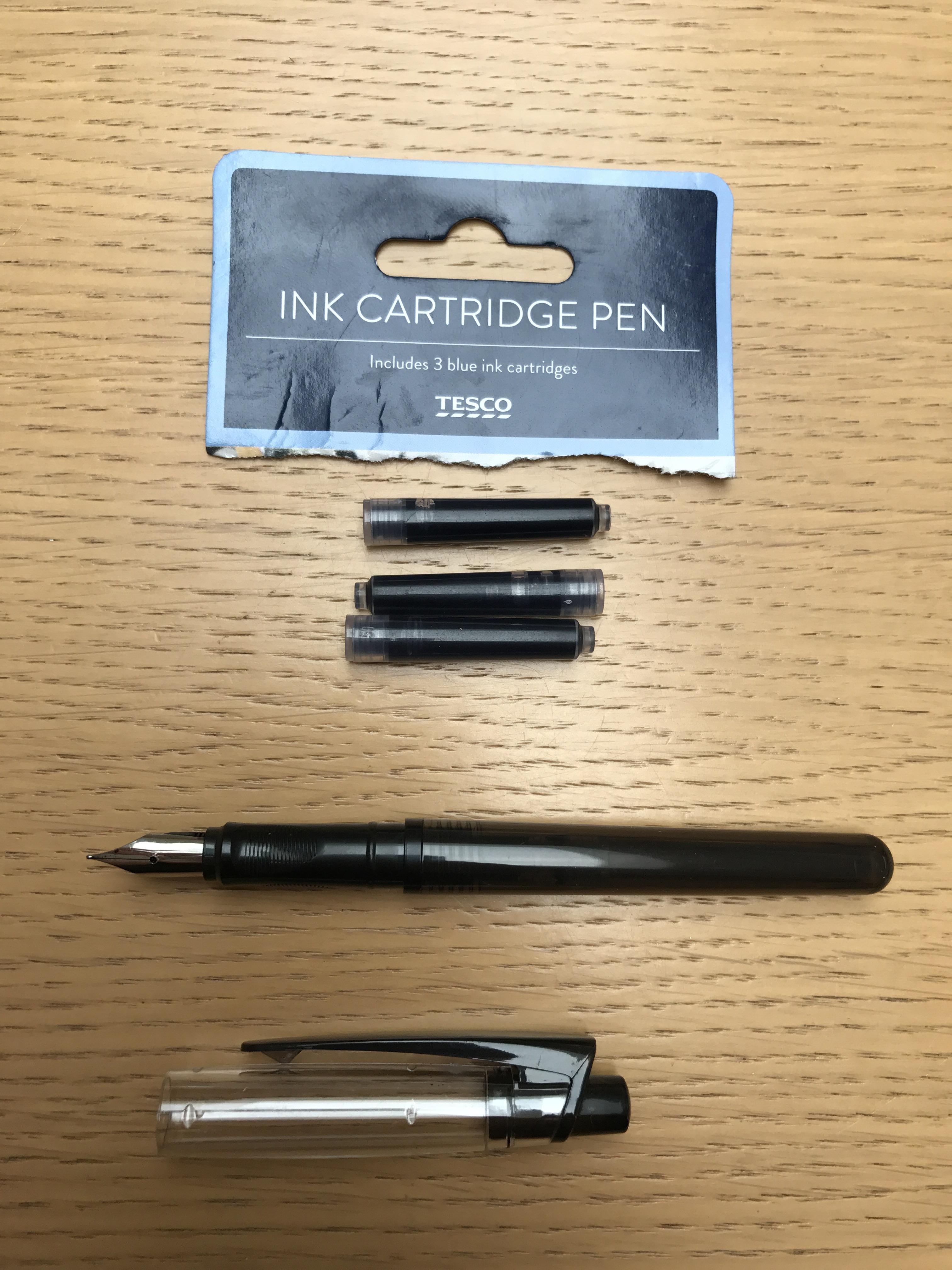 For U.K. FP fanatics the Tesco "Ink Cartridge Pen" is a very reasonable
