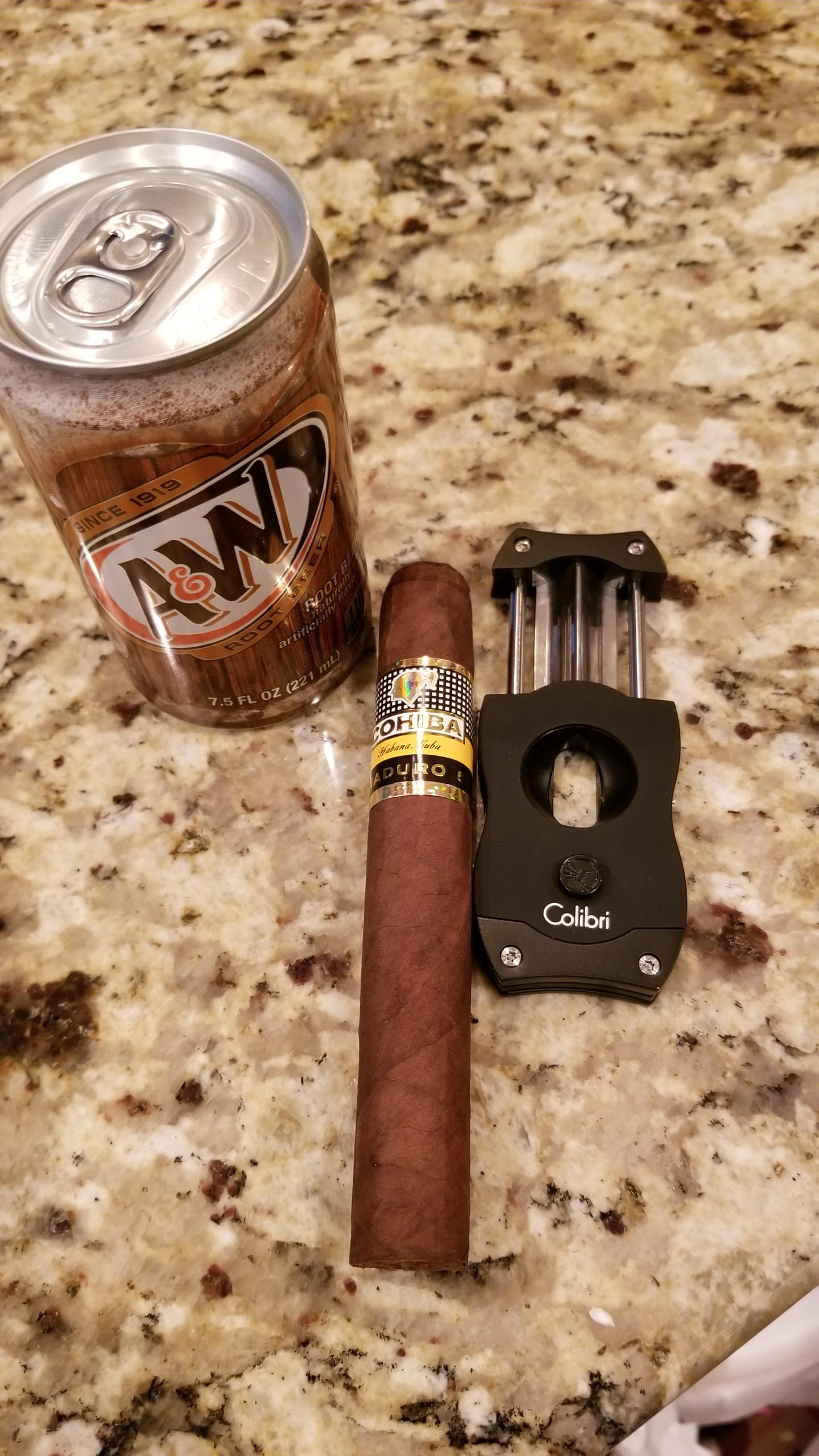 Starting a relaxing Saturday night. Right Now. To all the sober cigar