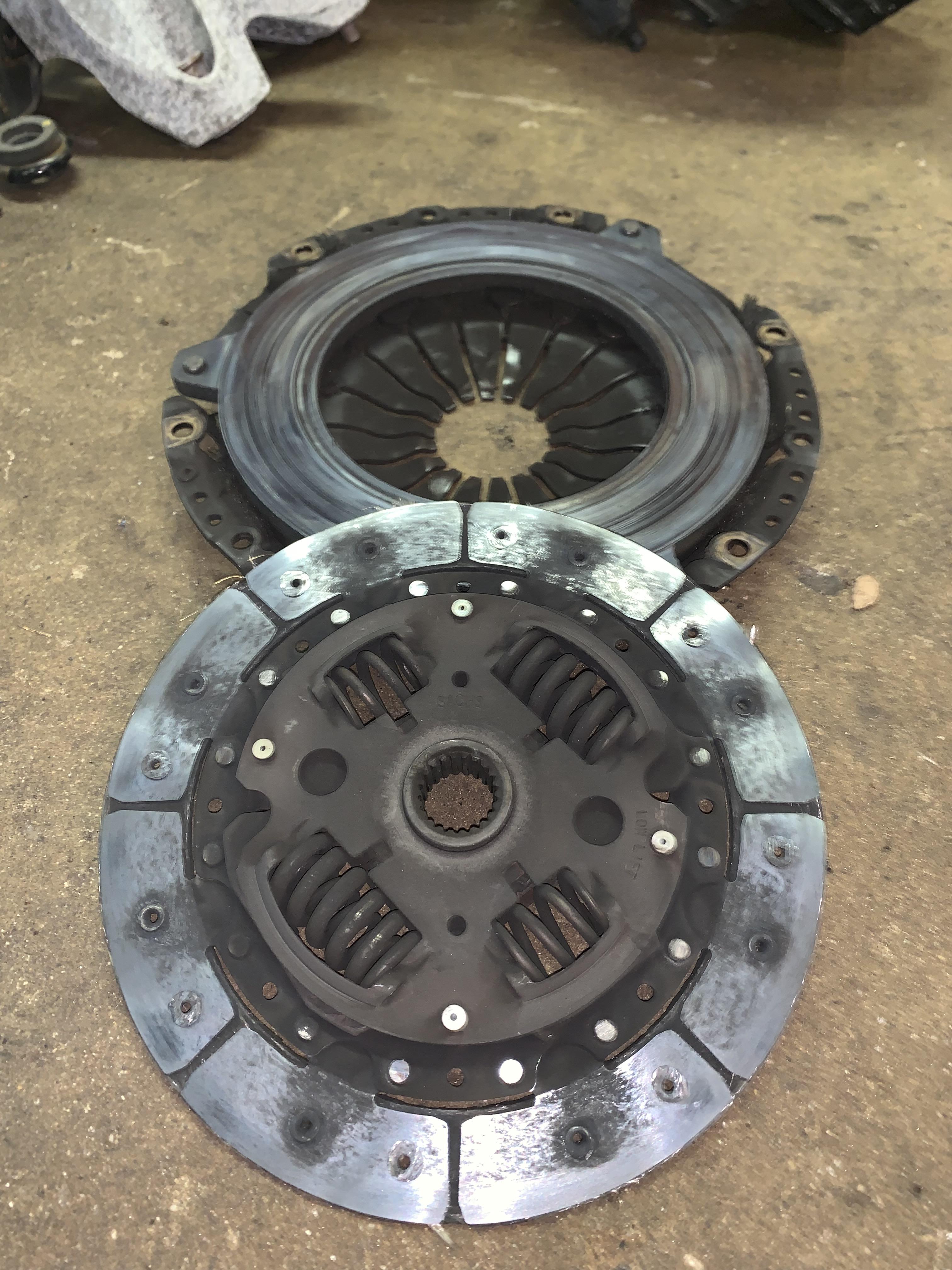 You’re doing a great job, the clutch plate is supposed to like that