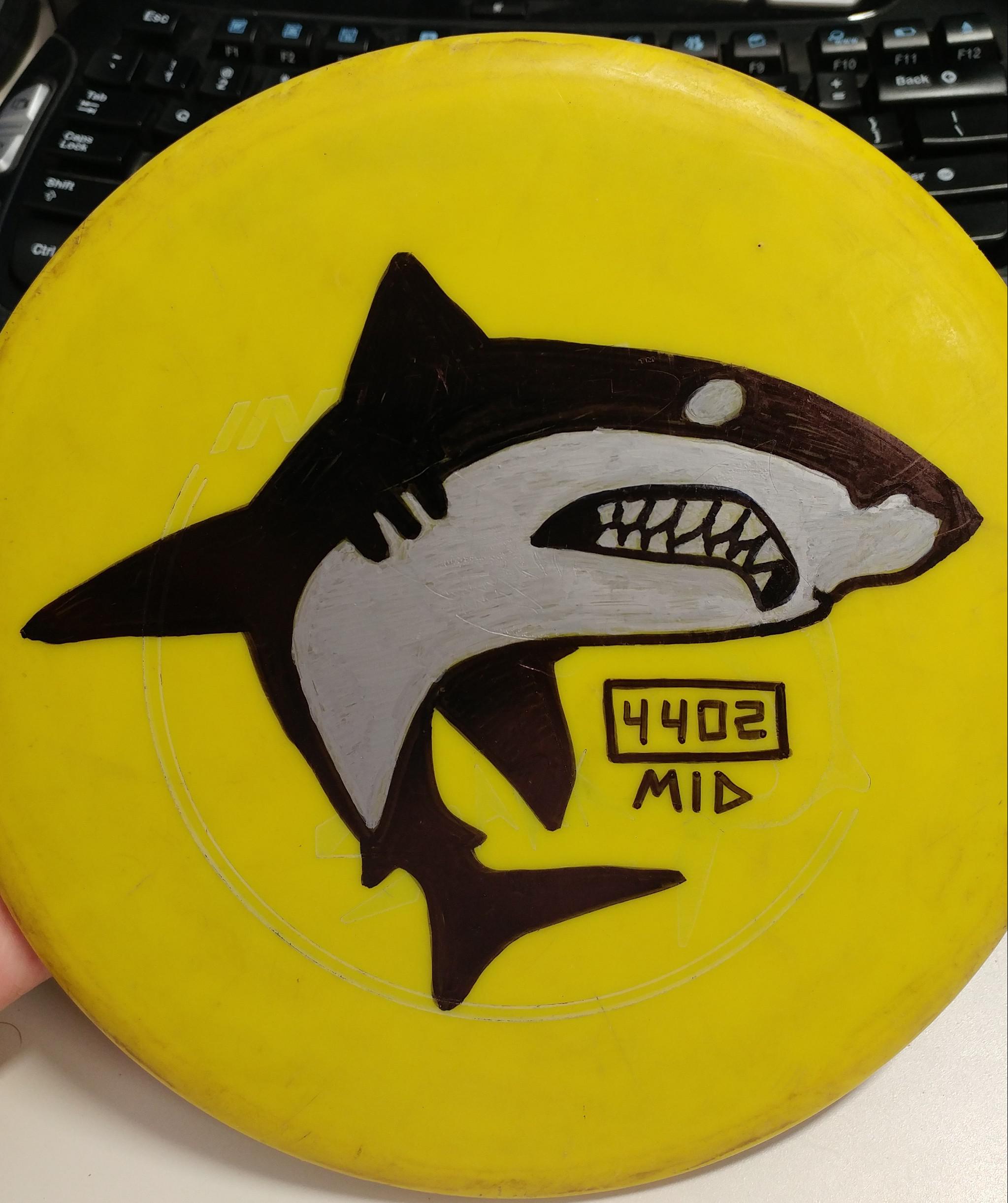 First custom stamp (Sharpie) I've attempted. Just started disc golfing
