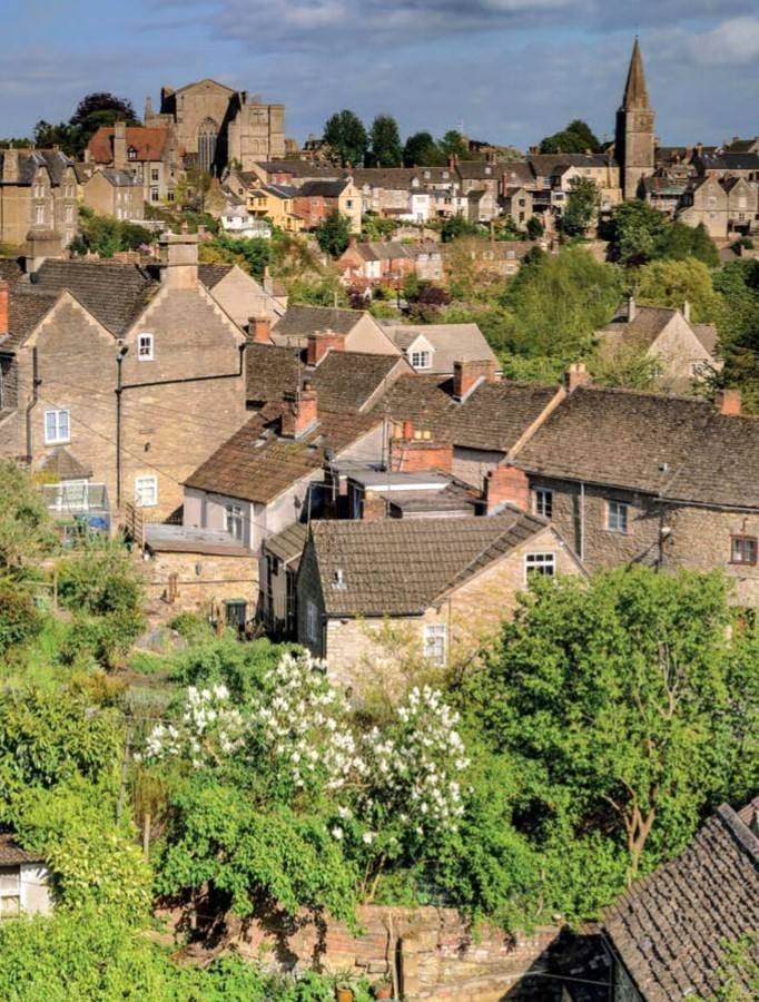 Historic market town of Malmesbury. (Image Terry Mathews). r/britpics
