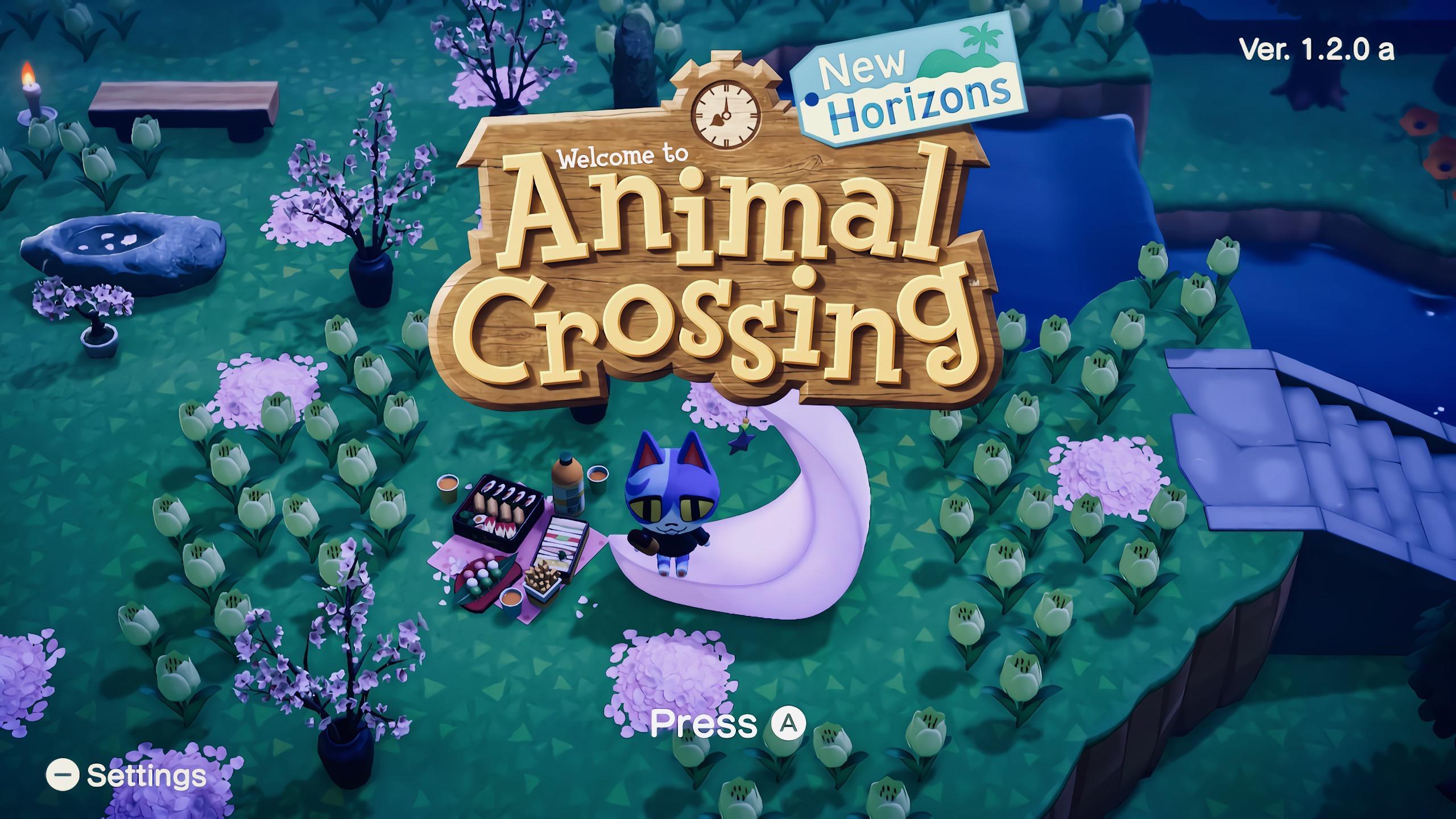 Probably the best title screen I’ll ever get r/AnimalCrossing