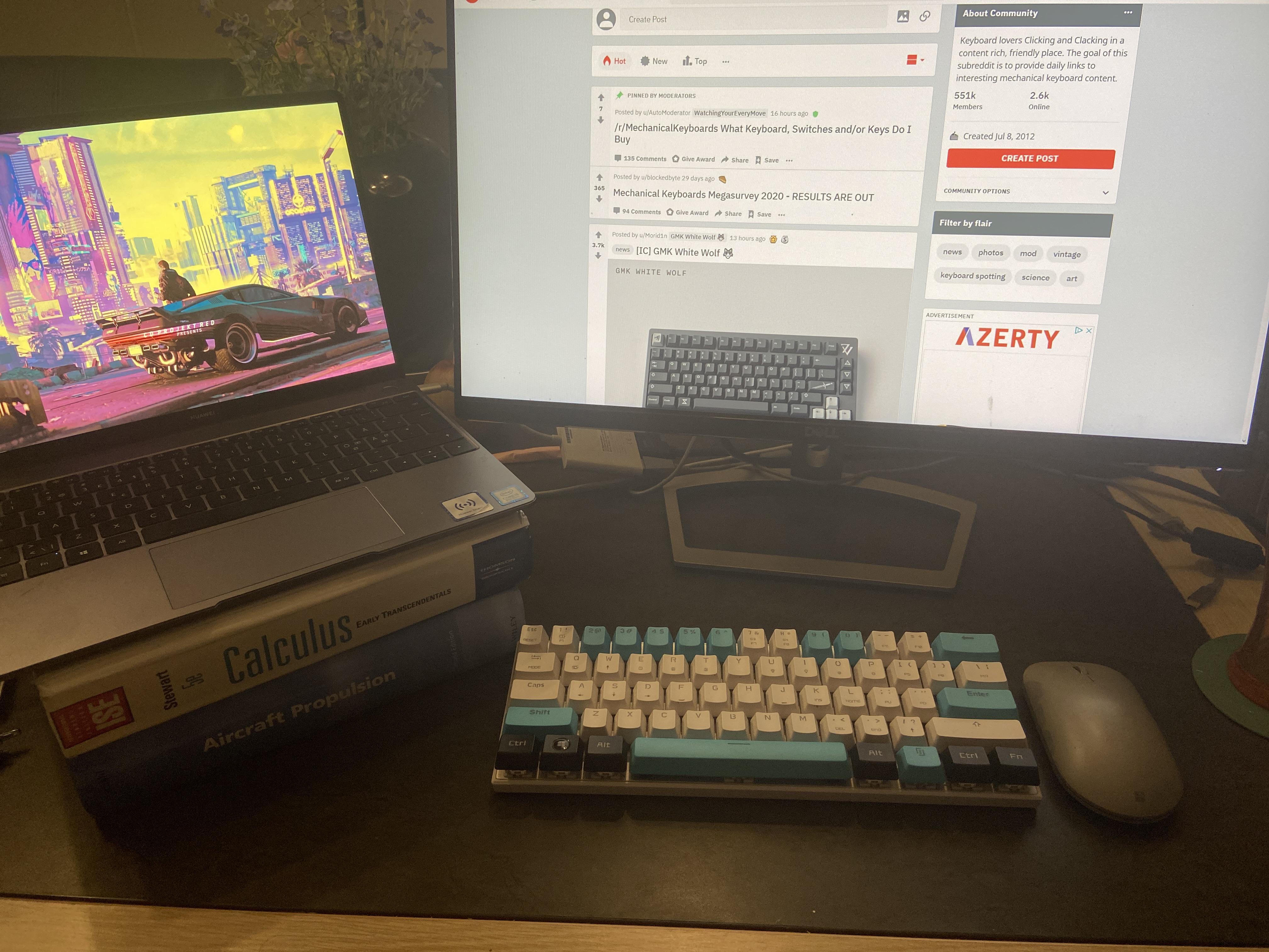 Just a nice keyboard to complement my wfh setup r/MechanicalKeyboards