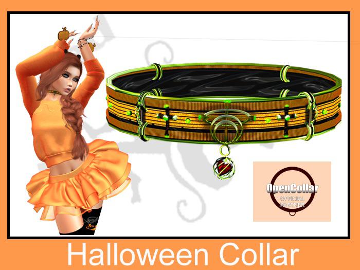 The Hallowe’en Collar by [Tethered] r/secondlife