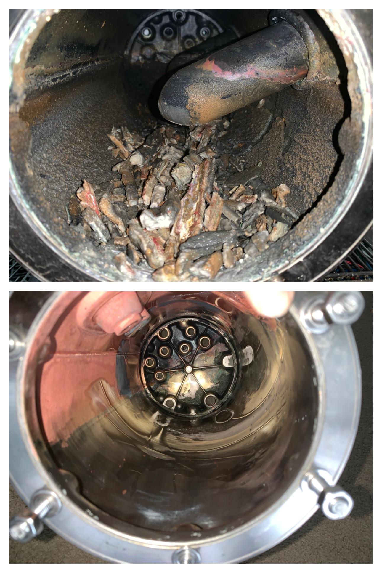 Just finished descaling a boiler from a La Cimbali m29 Selectron. The