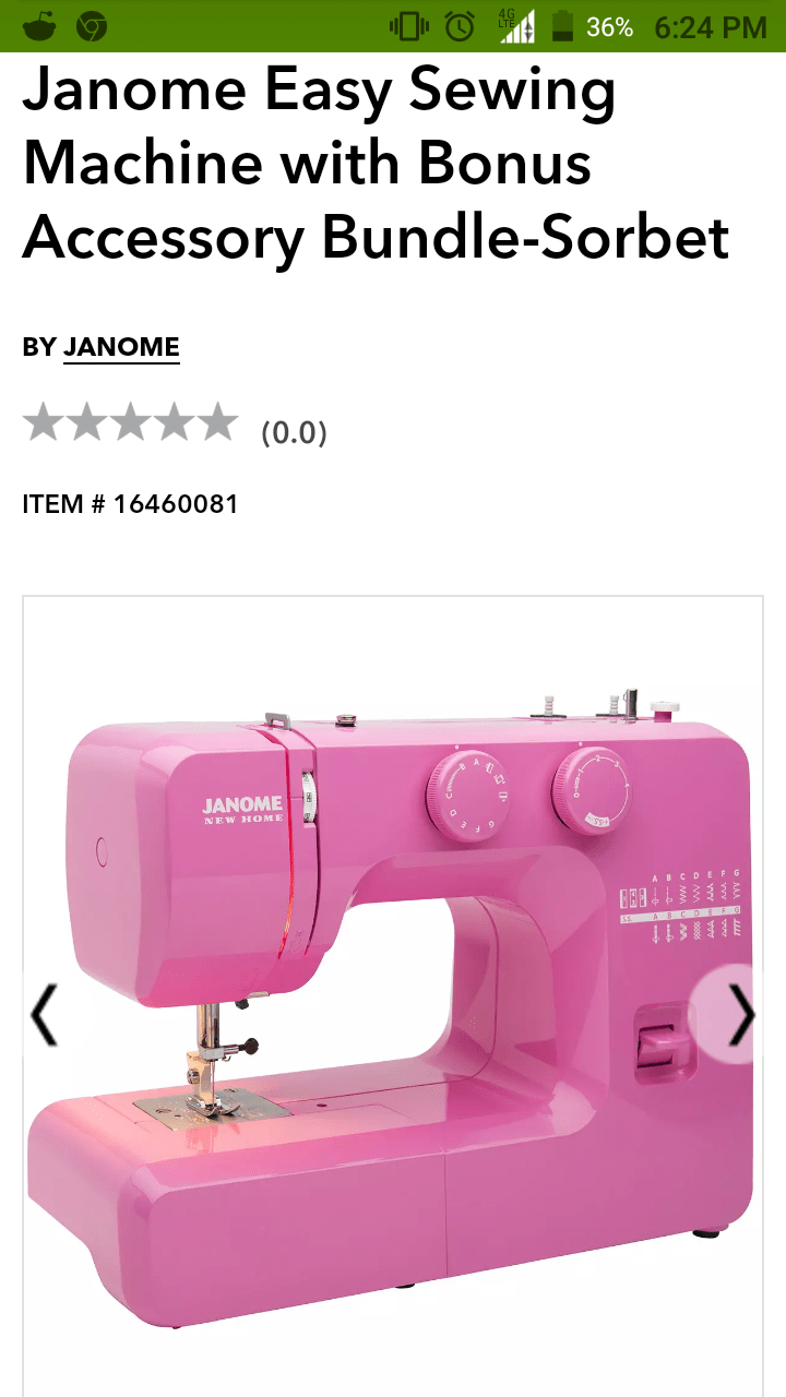 Just impulse bought this since JoAnns is having a machine sale. Any