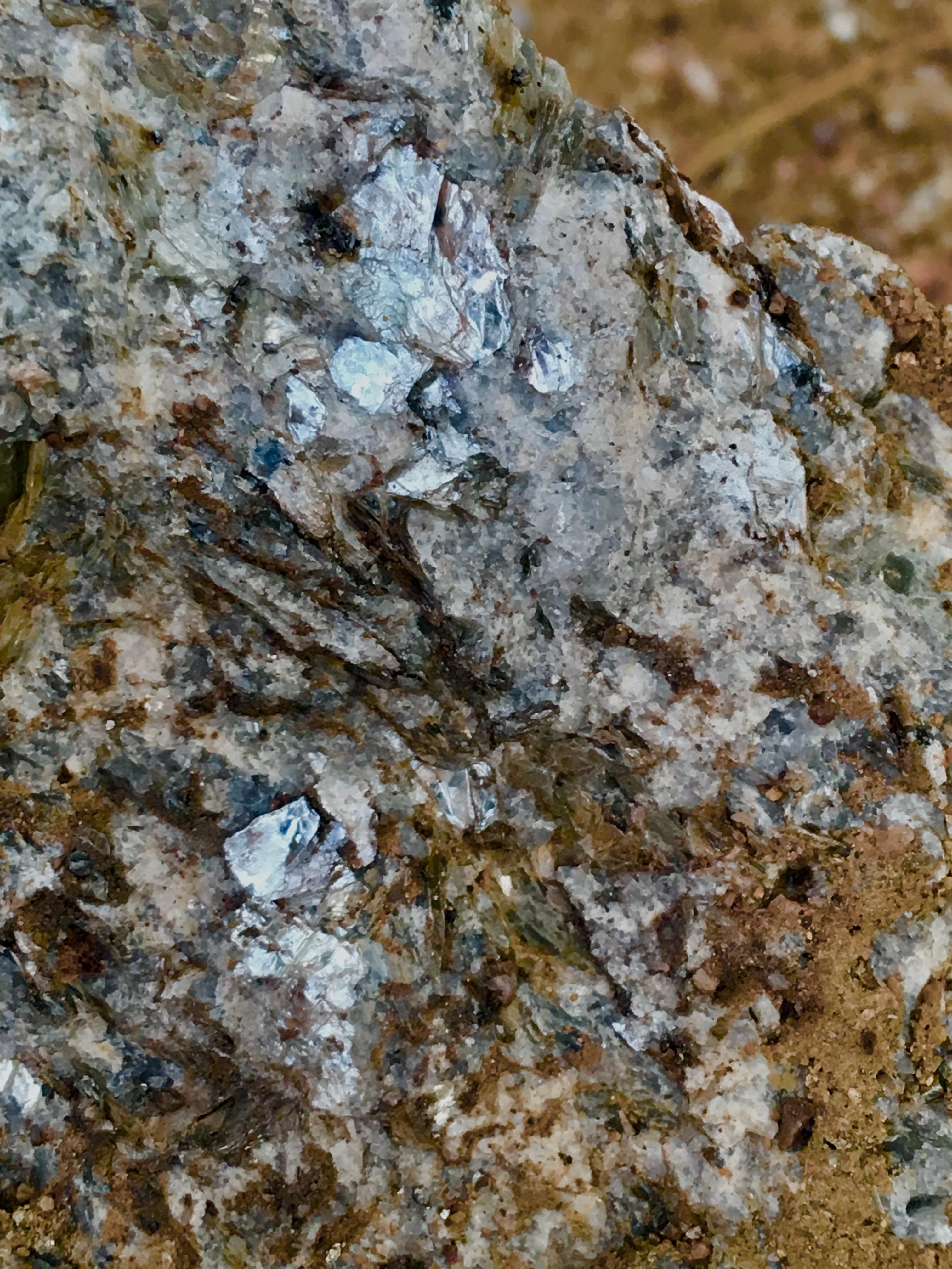 Is it possible to find diamond in my back yard? This rock looks like it