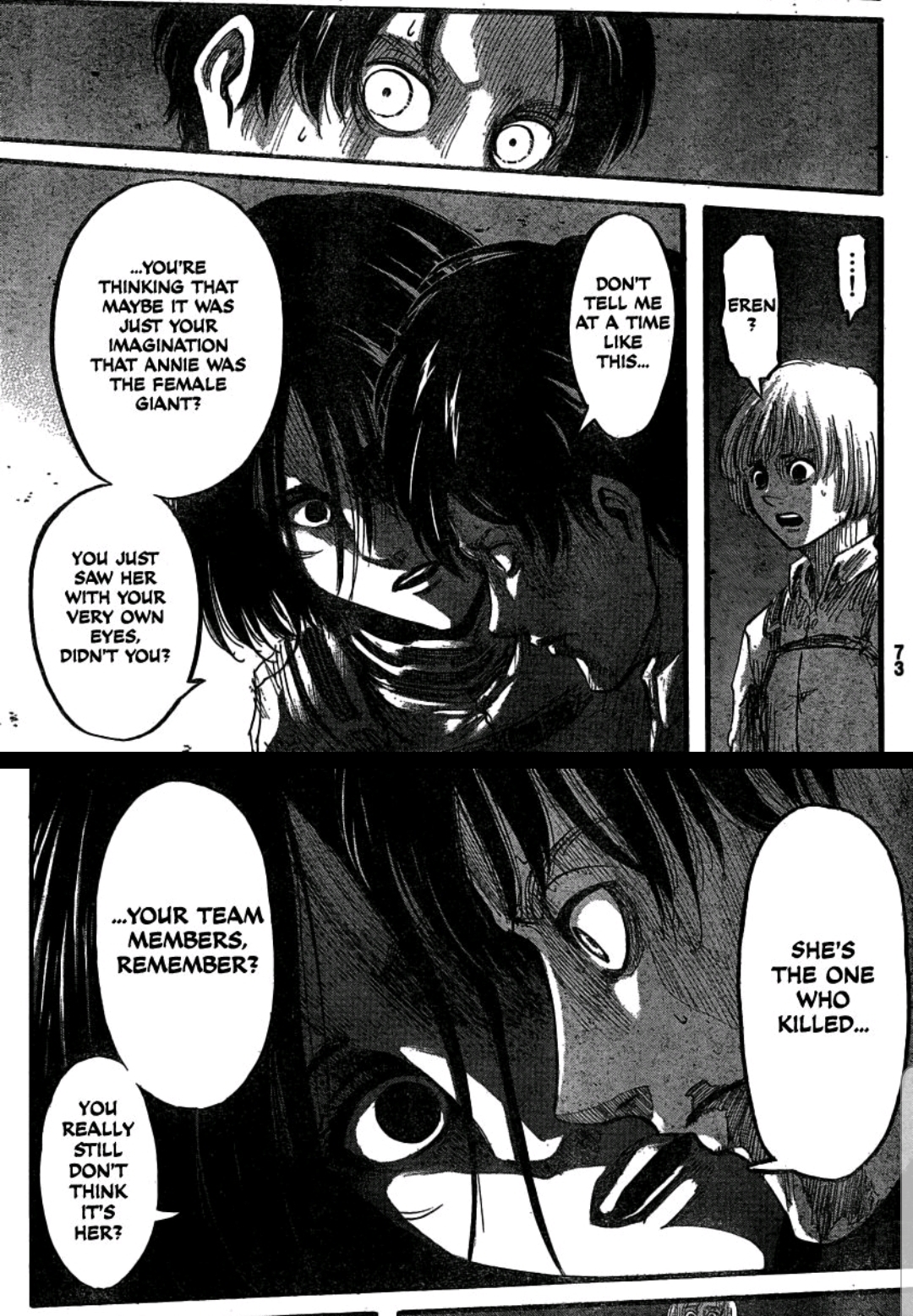 Mikasa taught Eren to brainwash titanfolk