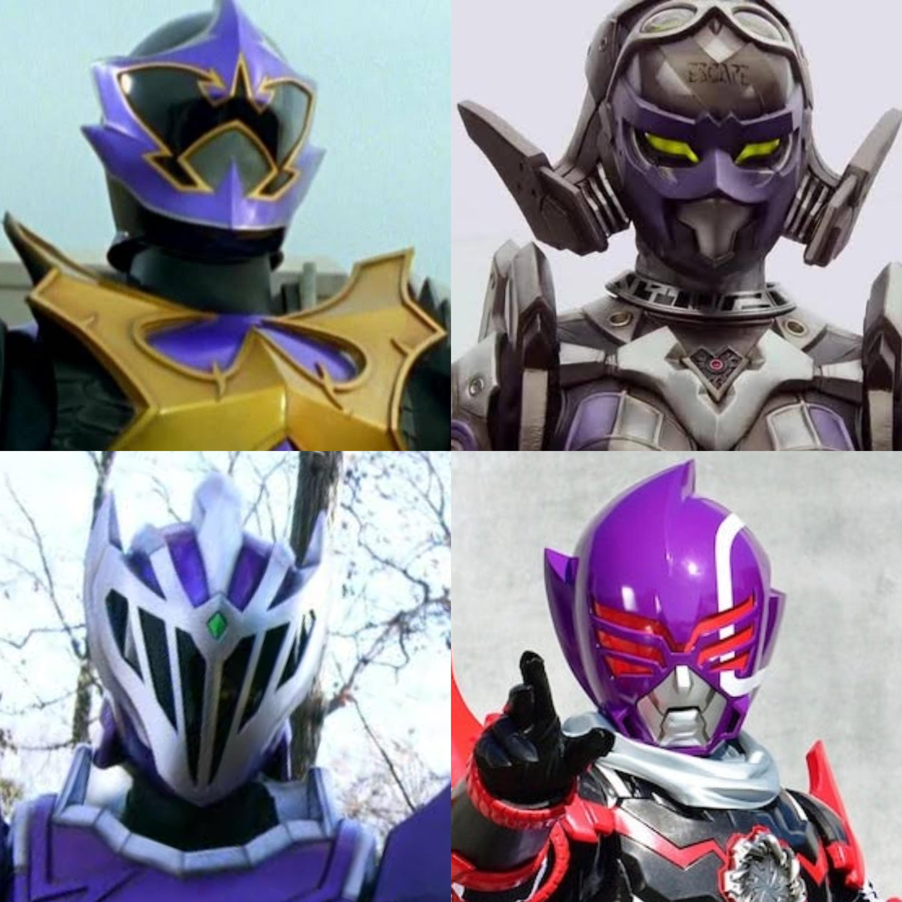 Well, purple is the best color of villains! r/supersentai