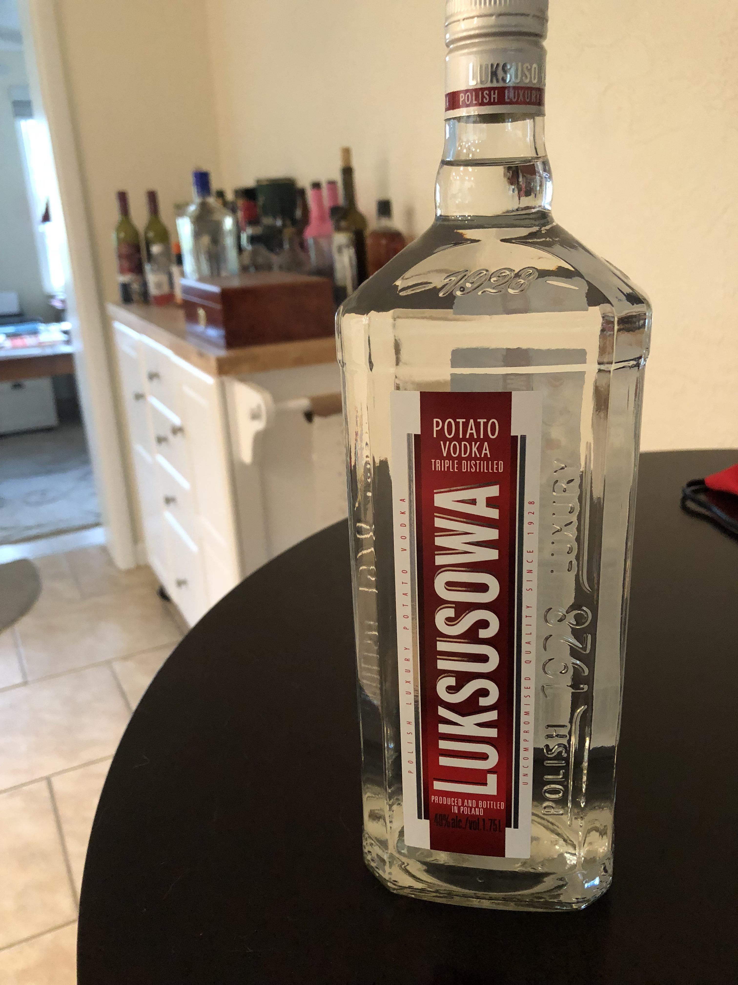 A fresh, unopened bottle of Luxury. r/vodka