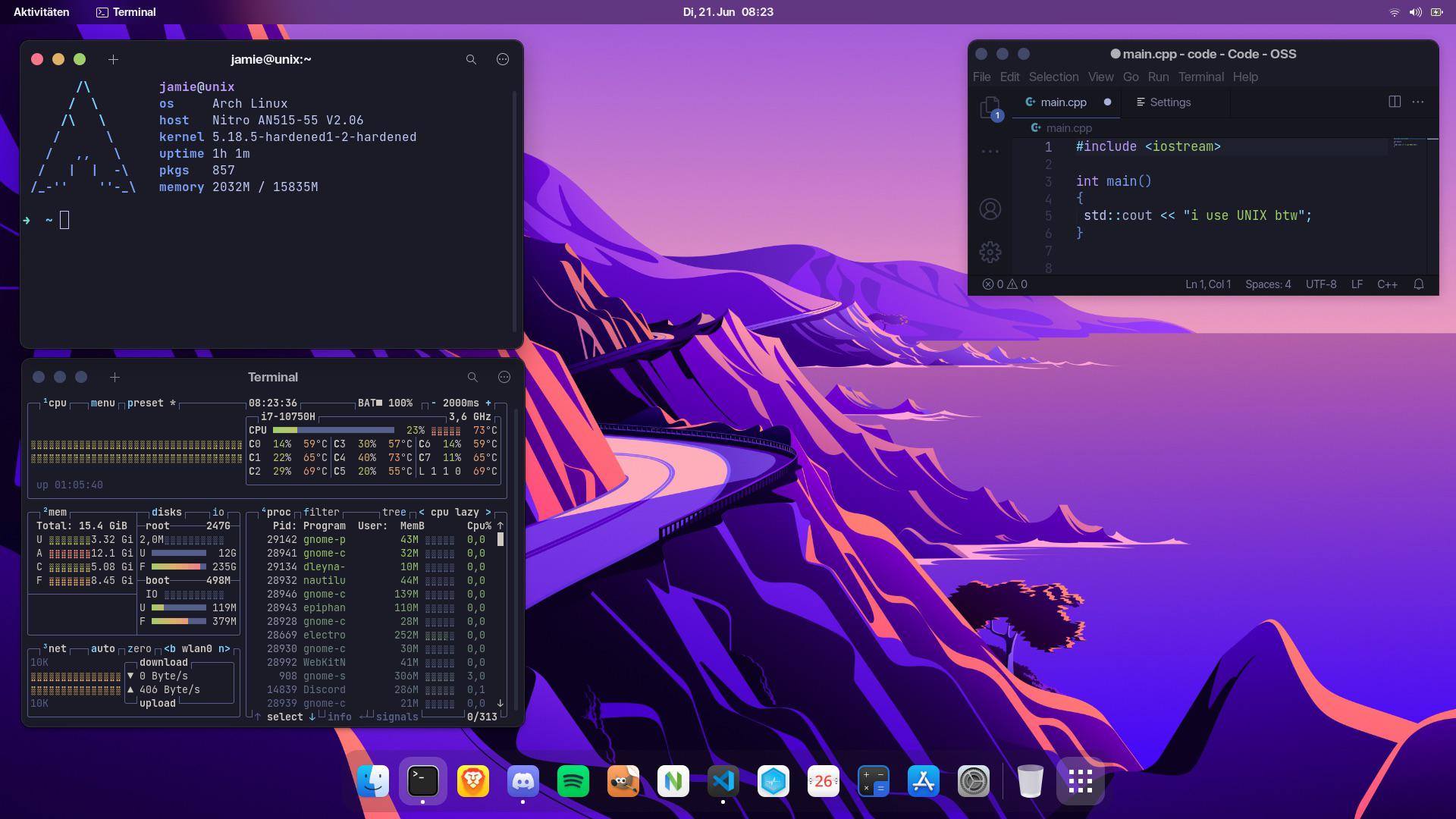 [GNOME] Just tried out something new r/unixporn