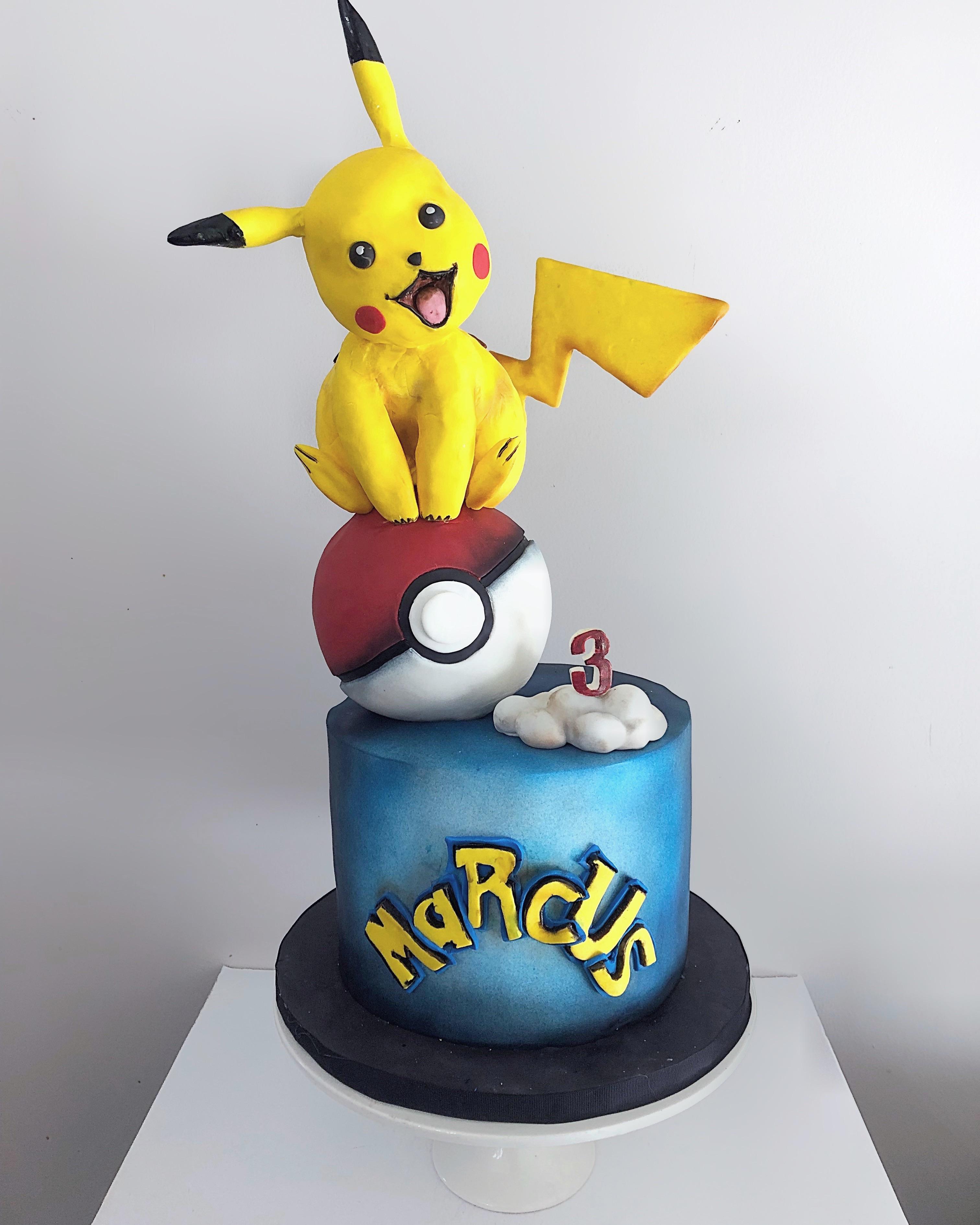 Pikachu Template For Cake