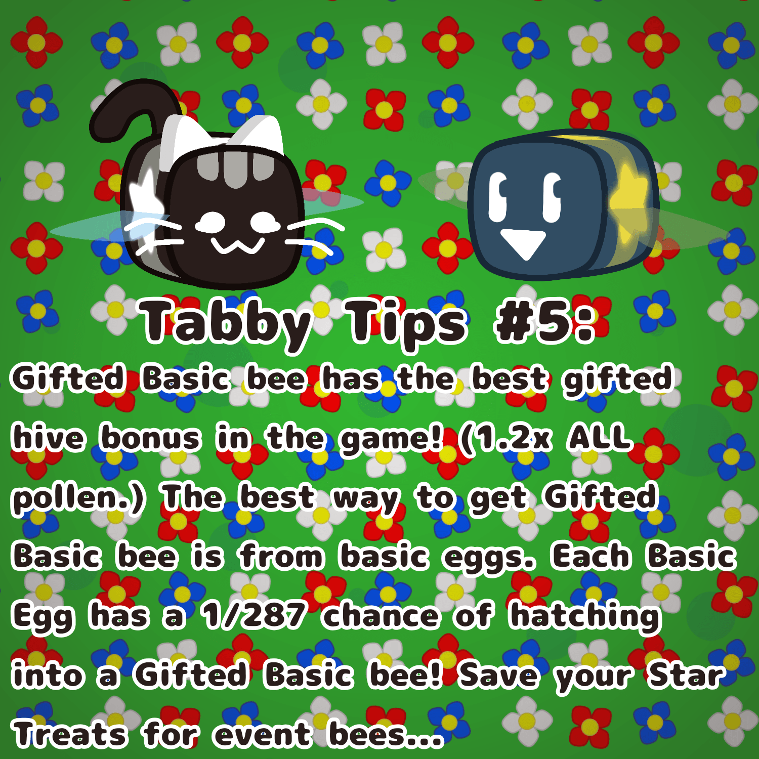 I like how regular Basic bee is pretty bad, but it's gifted bonus is