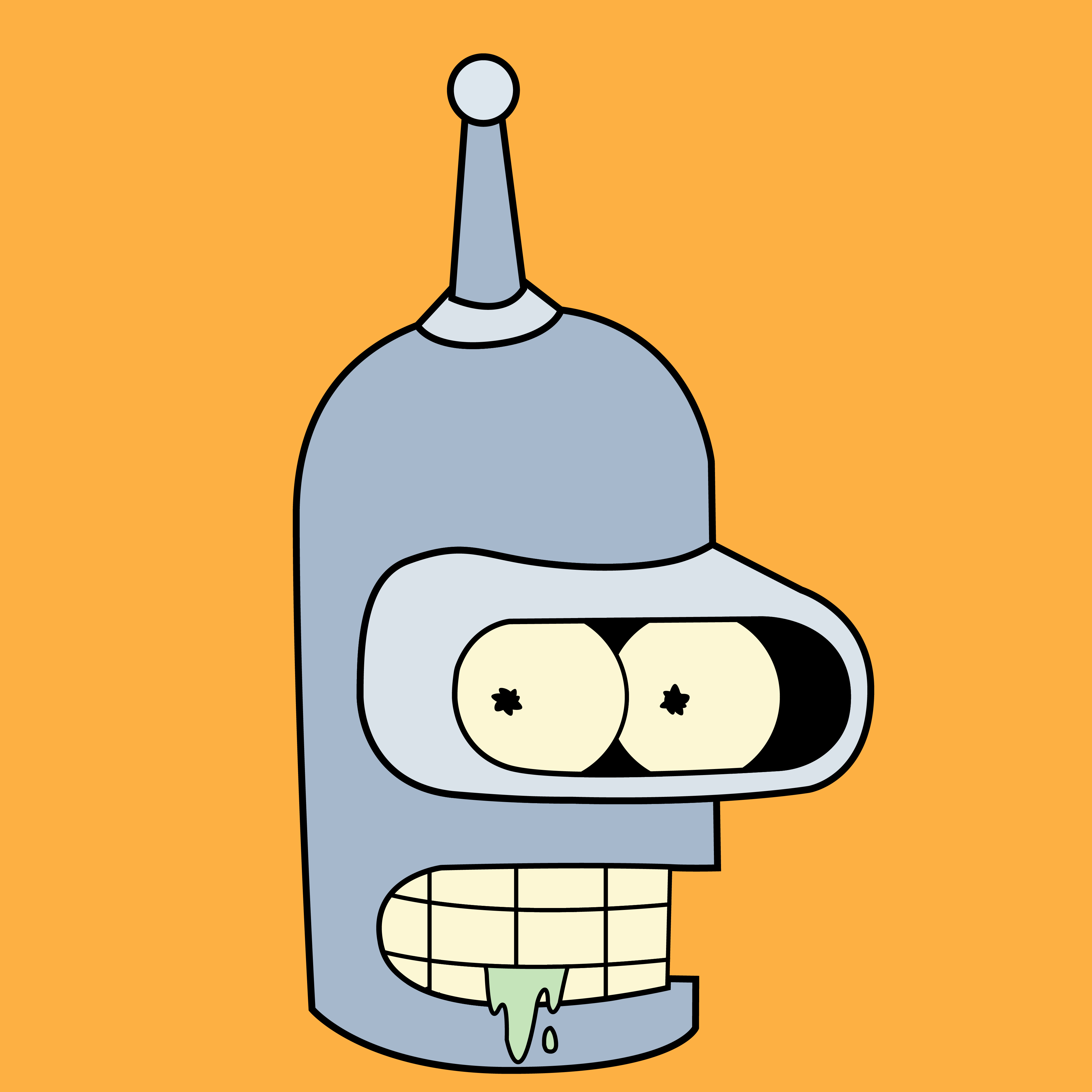 An extra drunk Bender r/futurama