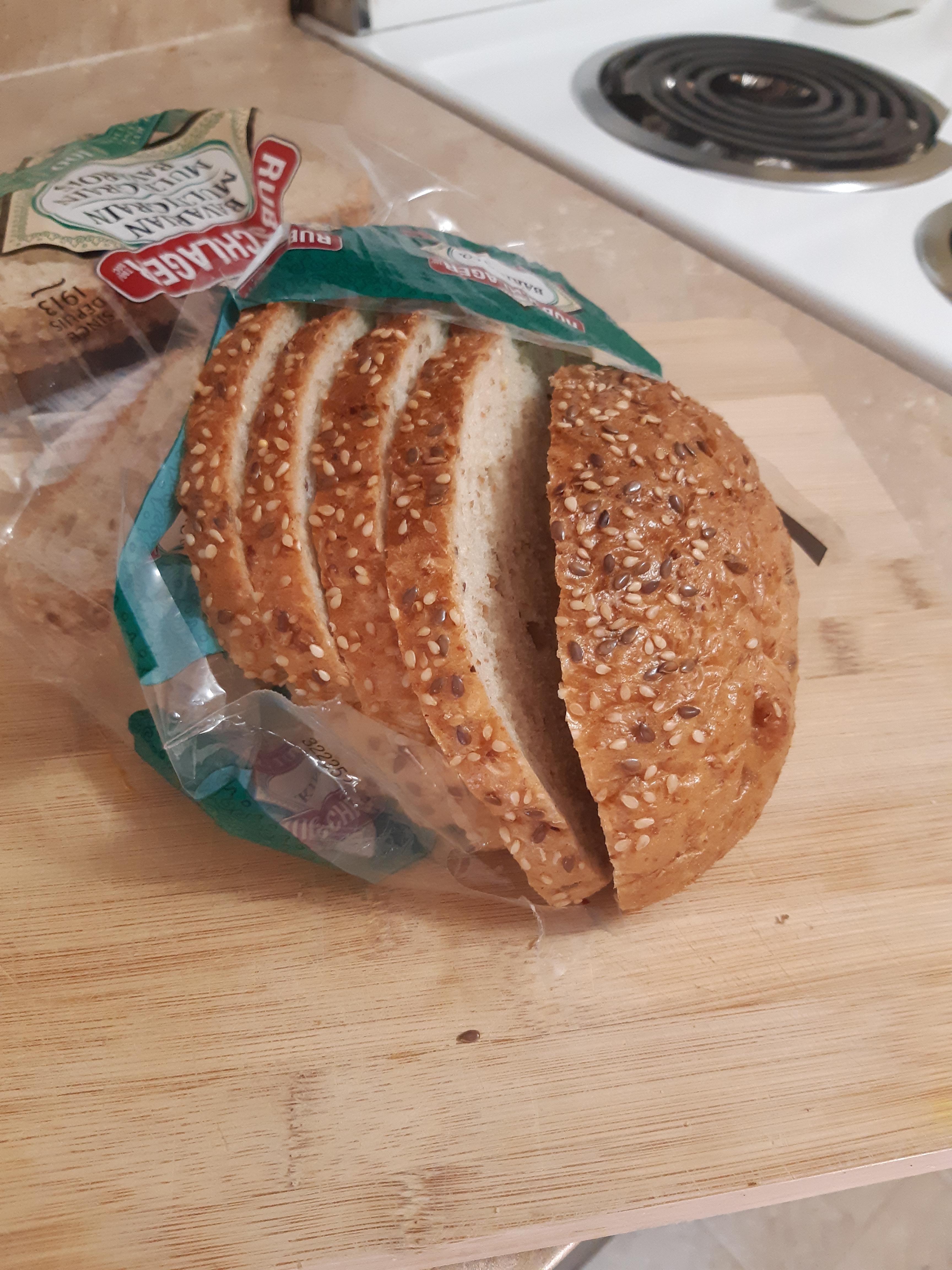 They didn't slice up the end piece of the loaf. It's just one big hunk