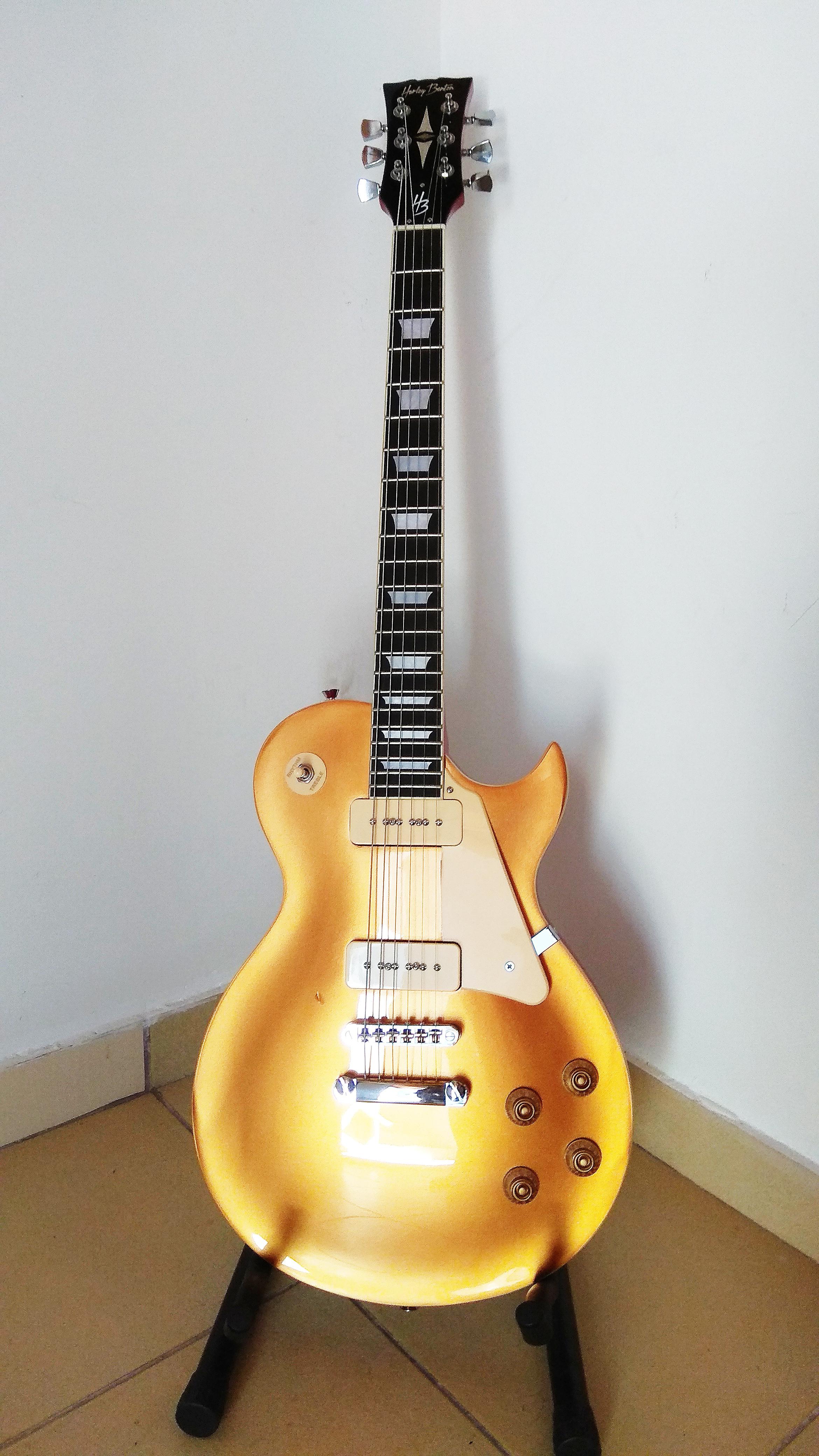What a guitar! Harley Benton Sc 450 p90 GoldTop! r/harleybenton