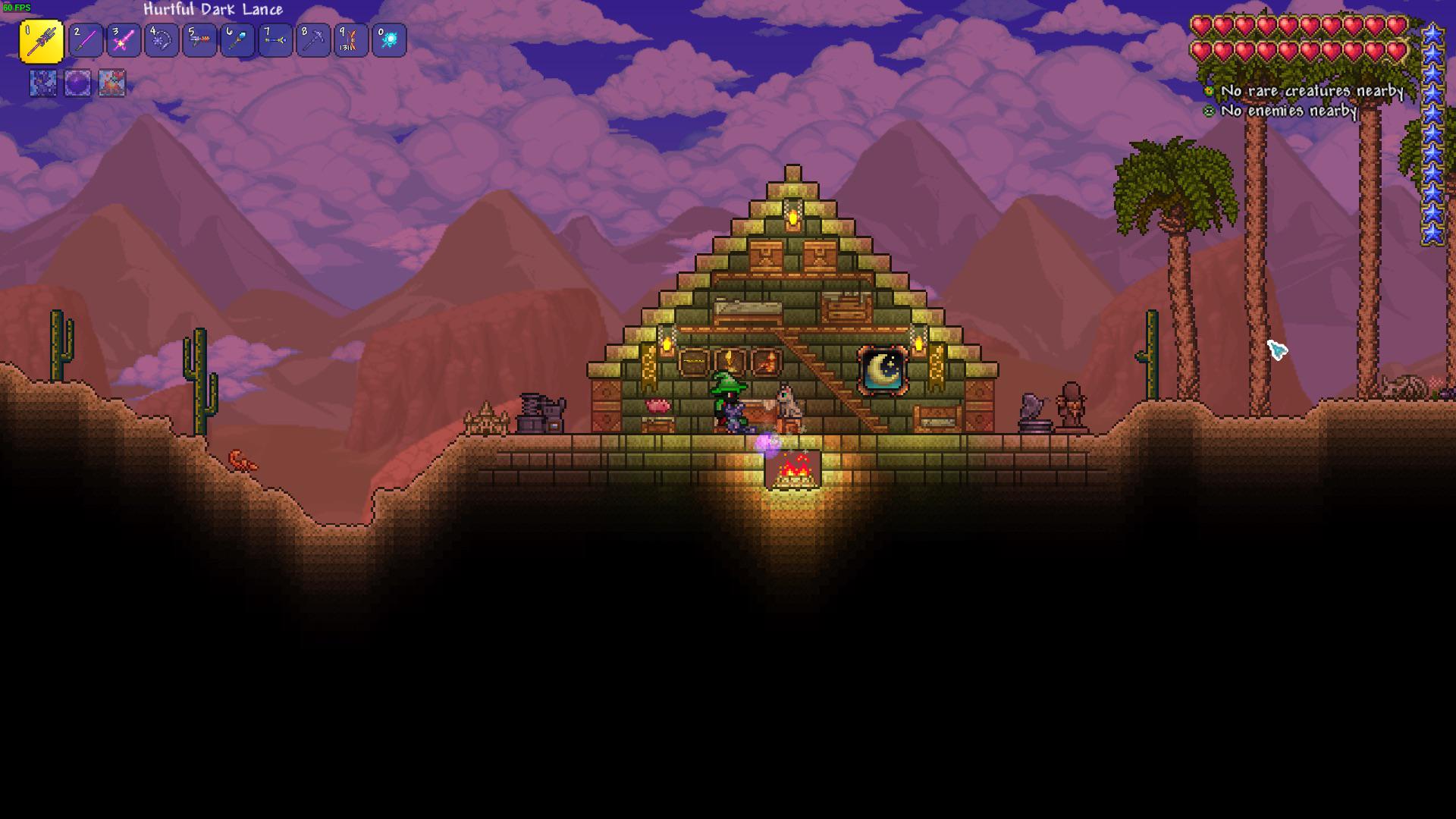 Pyramid house! r/Terraria