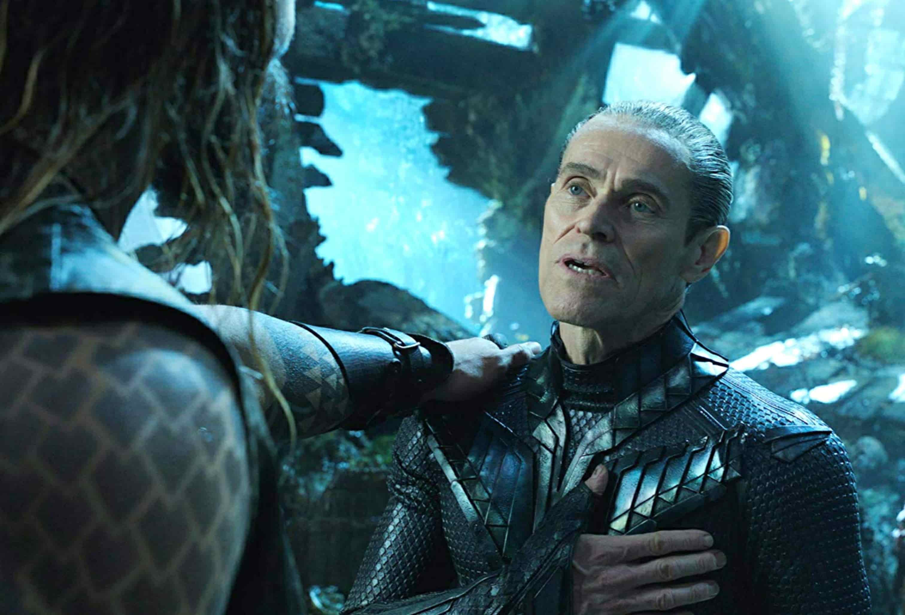 In Aquaman (2018), Willem Dafoe was cast as a good guy for once, making