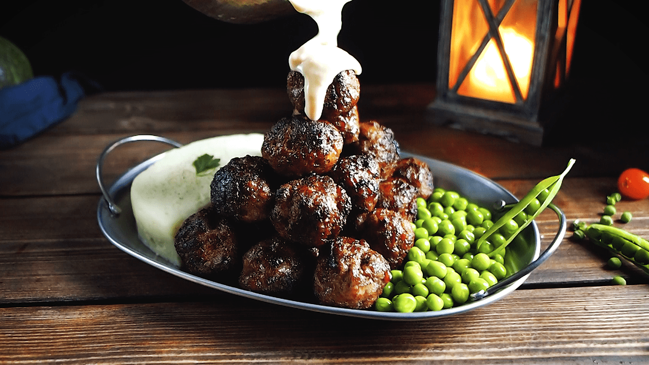 Authentic IKEA Meatball r/FoodPorn