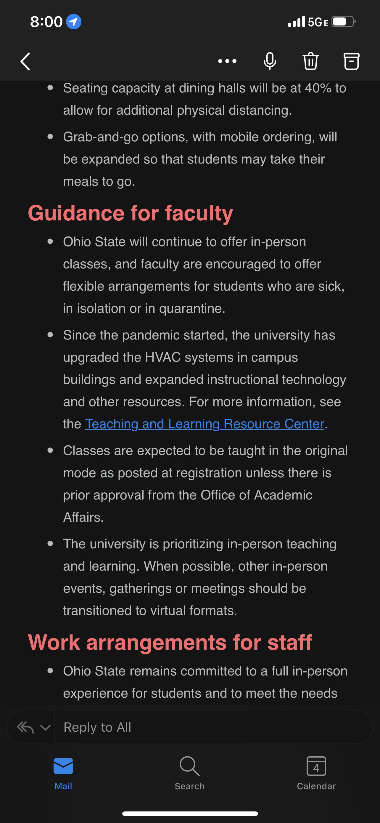 [OFFICIAL] OSU will be taught inperson, no online for first weeks. OSU