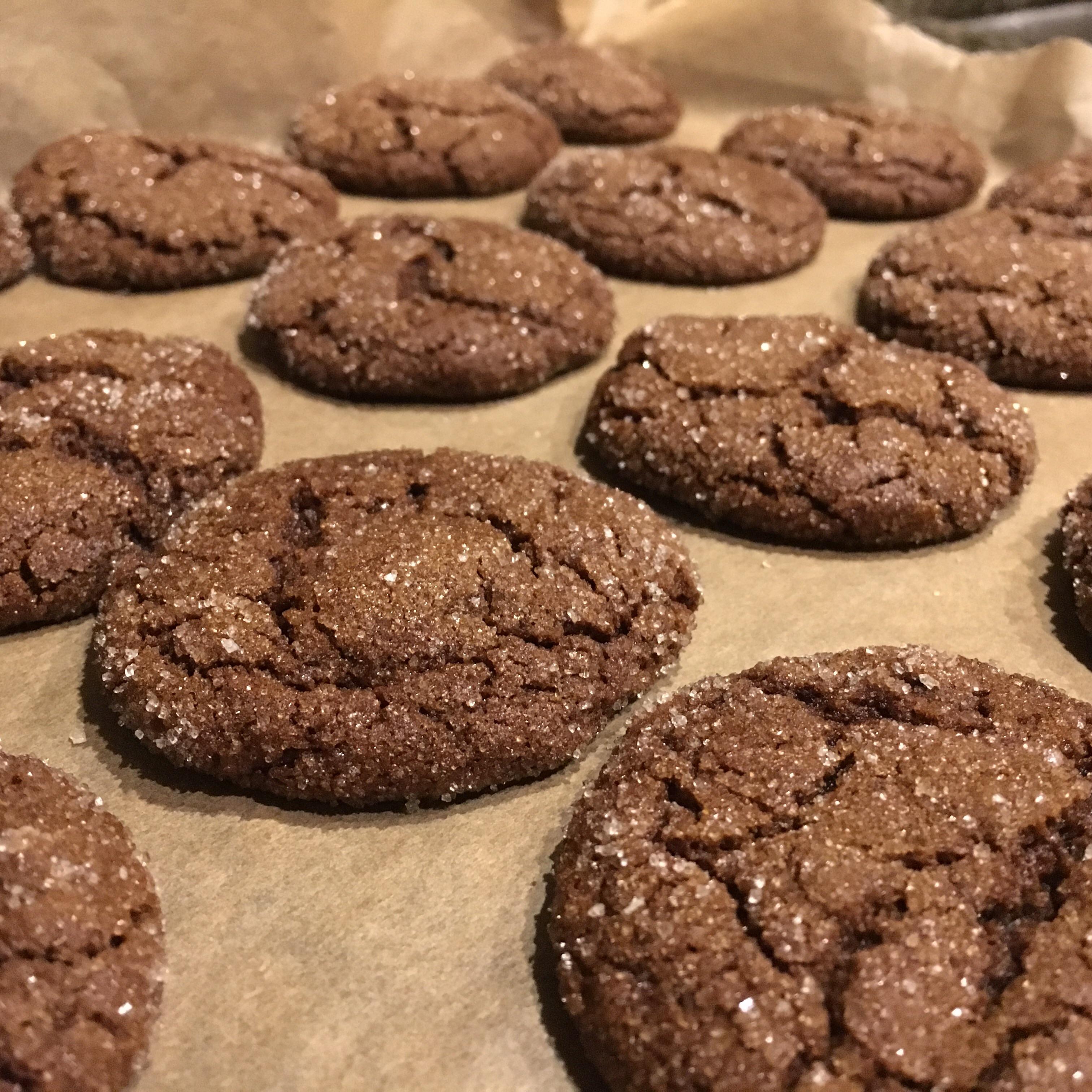 [homemade] chewy ginger molasses cookies r/food